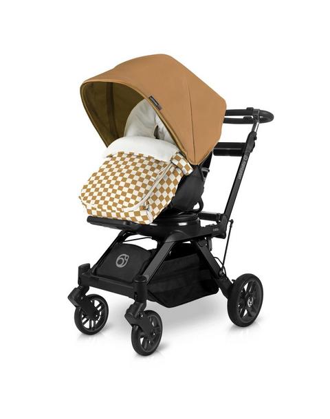 Stroller Canopy & Footmuff Bundle: Chestnut & Checkered