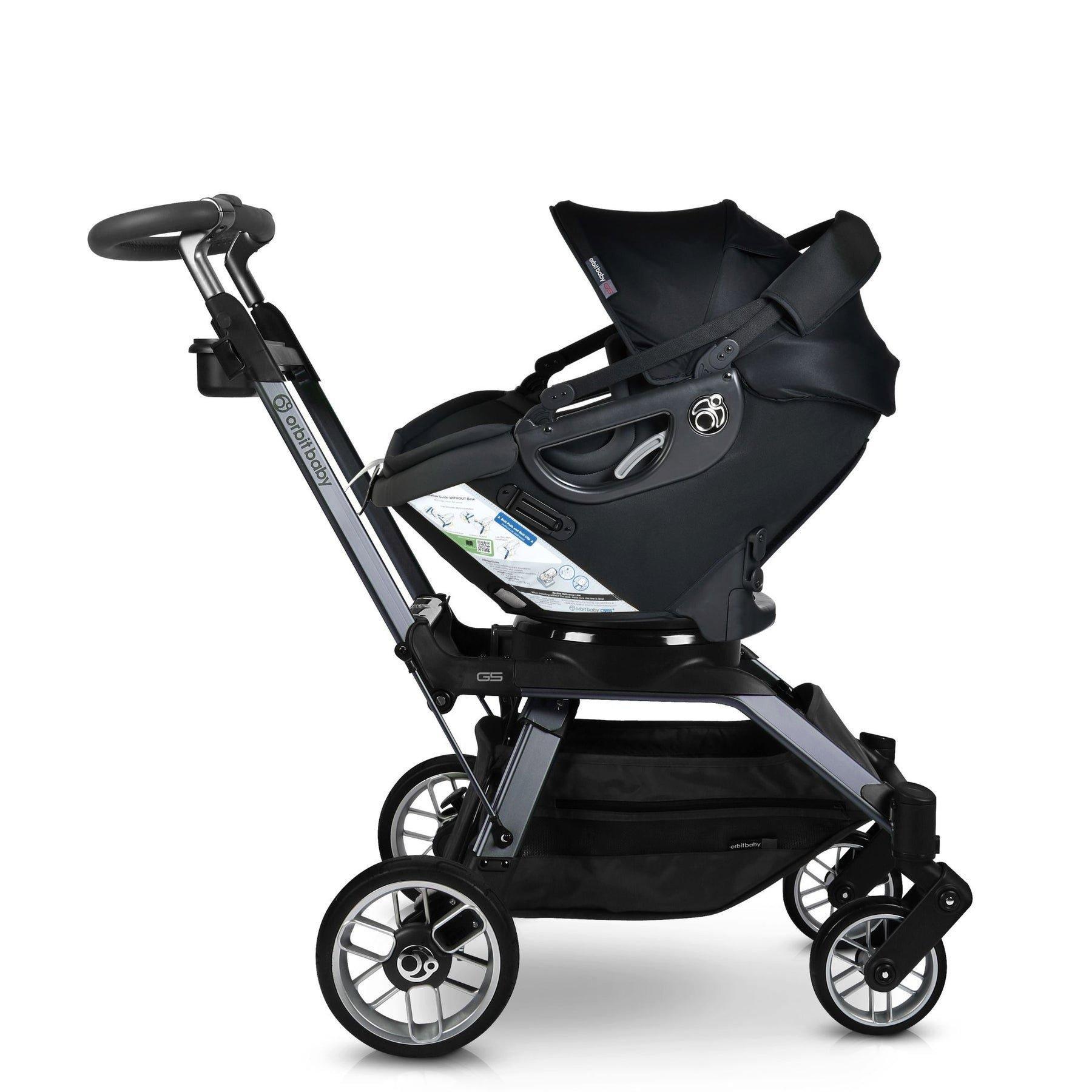 Stroll, Lounge & Ride Travel System: Titanium | Black Merino image number 2