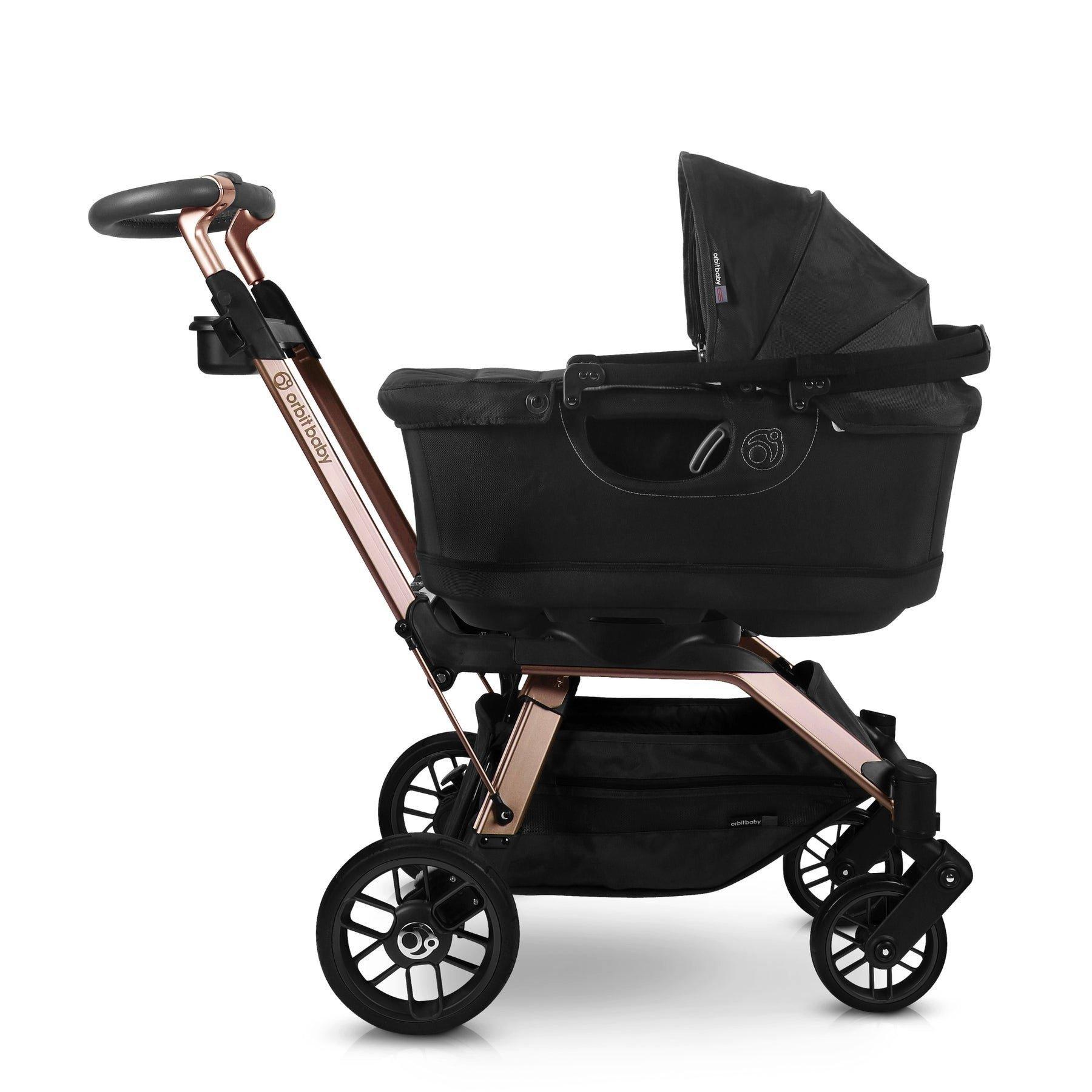 Stroll & Lounge Travel System: Rose Gold | Black image number 2
