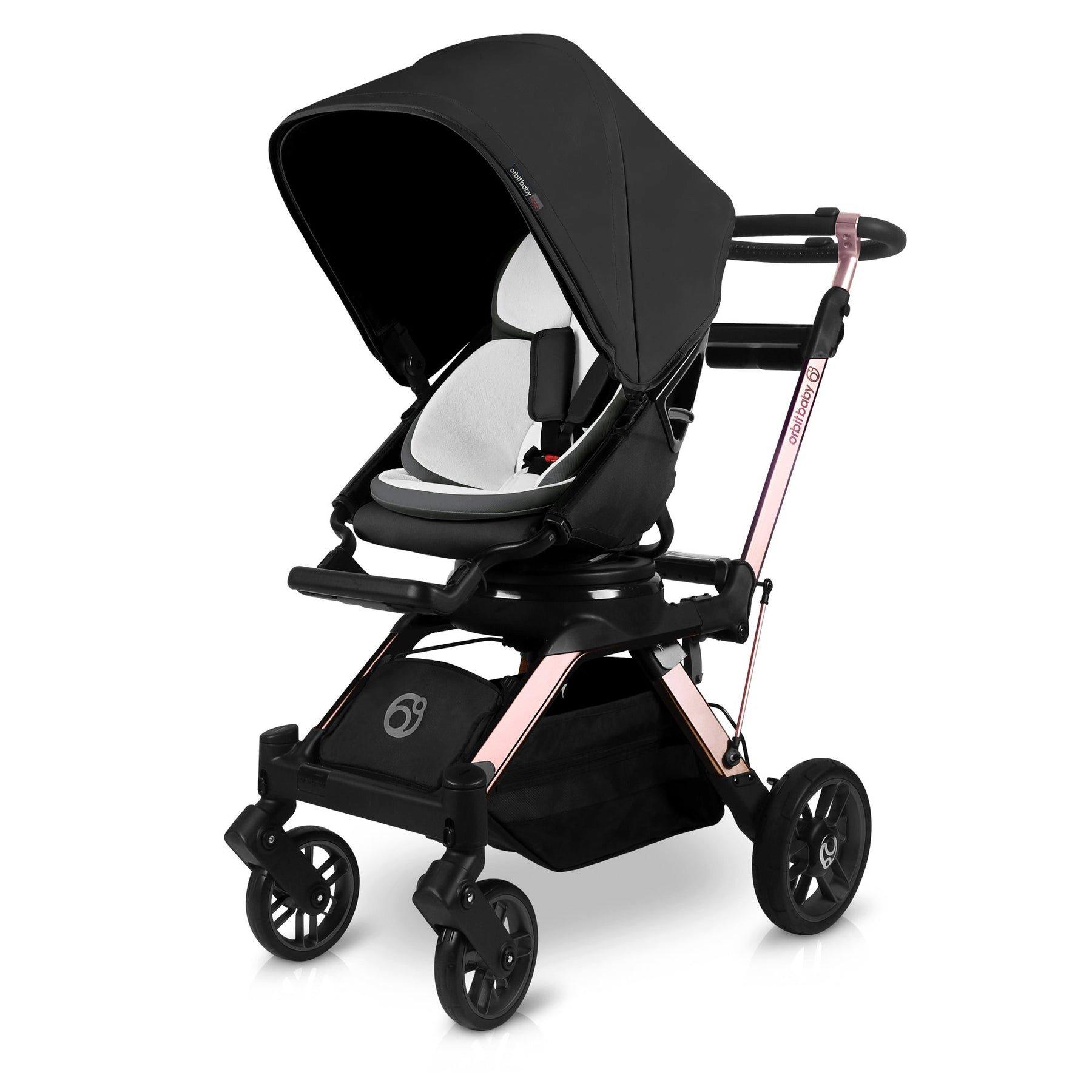 Stroll & Lounge Travel System: Rose Gold | Black image number 1