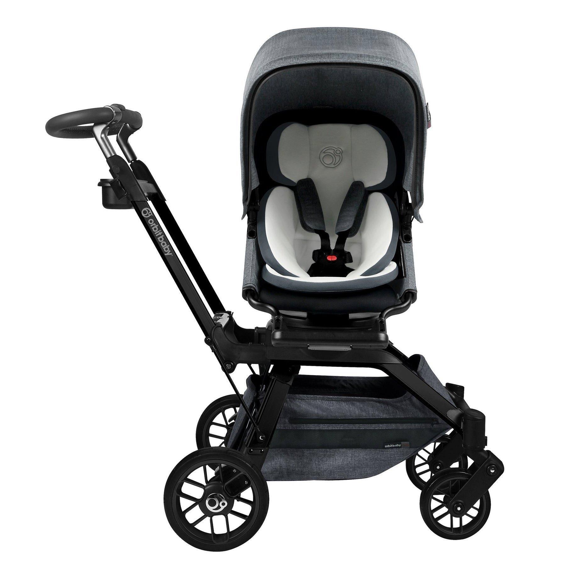 G5 Stroller: Black | Mélange Grey image number 1