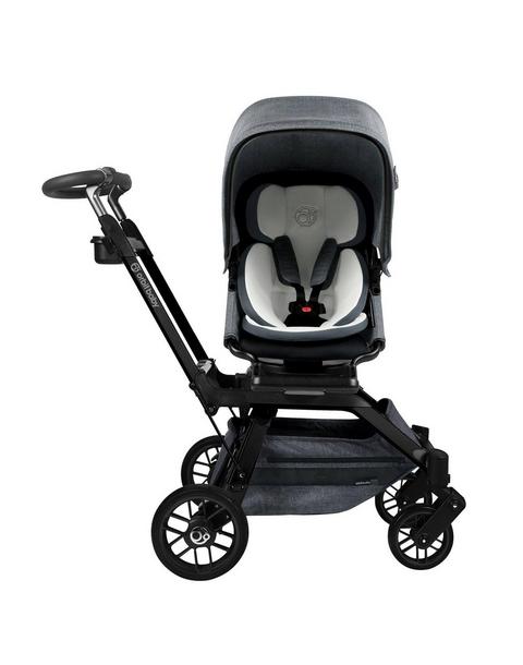 G5 Stroller: Black | Mélange Grey