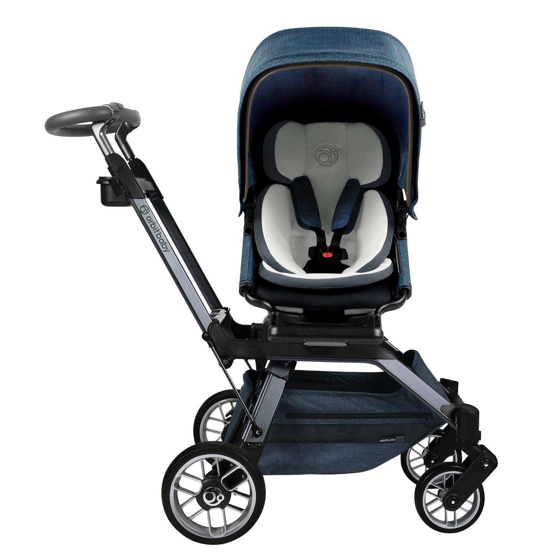 G5 Stroller: Titanium | Mélange Navy image number 1
