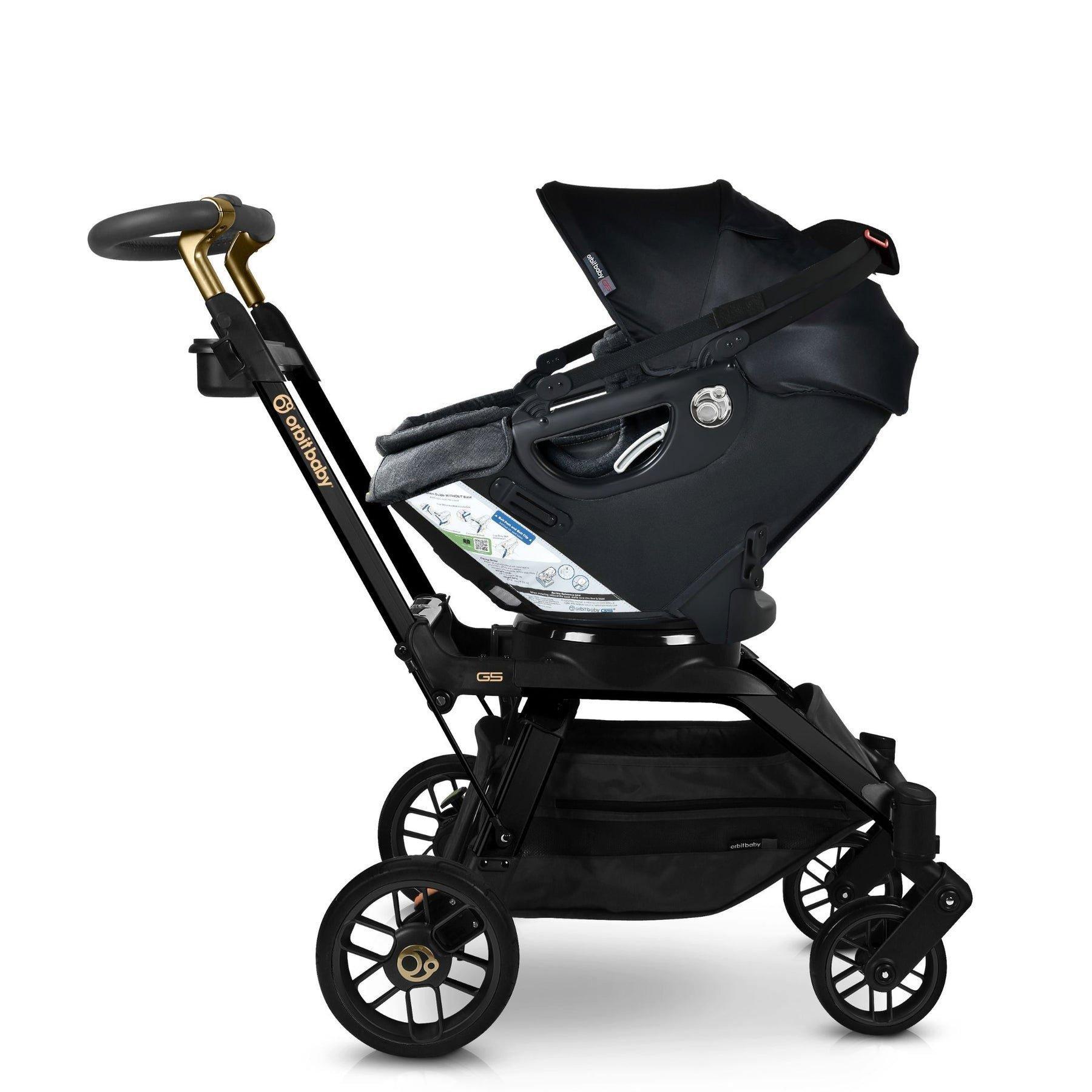 Stroll, Lounge & Ride Travel System: Black Luxe | Black Merino image number 2
