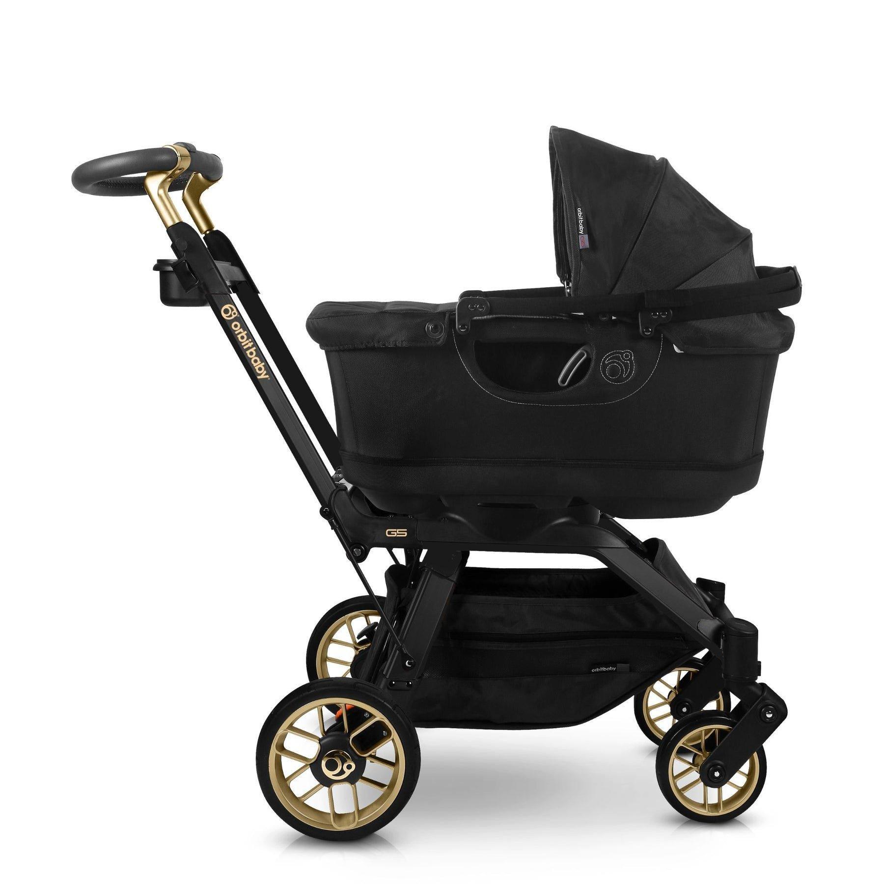 Stroll, Lounge & Ride Travel System: Black Luxe | Black Merino image number 3