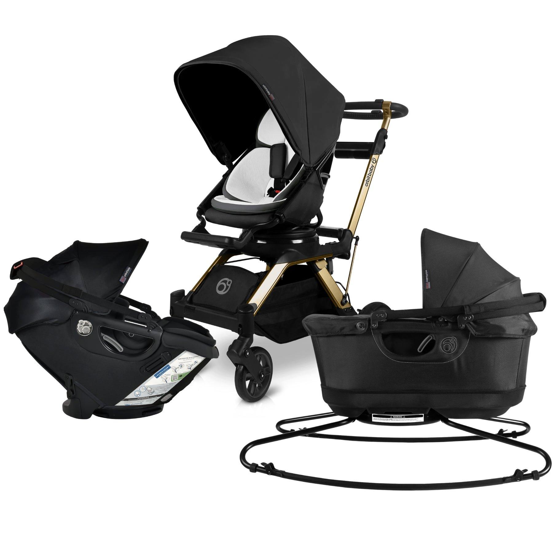 Stroll, Lounge & Ride Travel System: Gold | Black