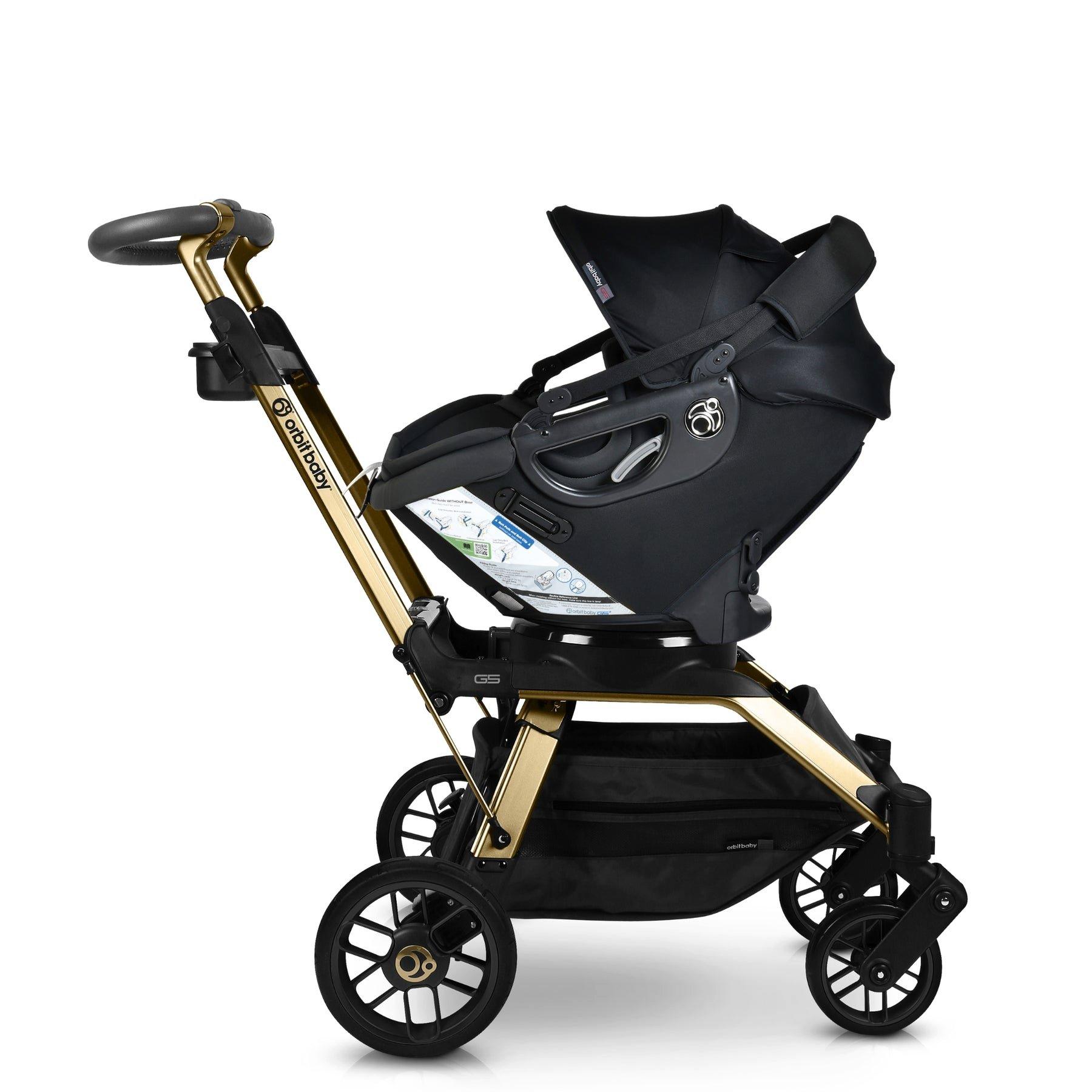 Stroll, Lounge & Ride Travel System: Gold | Black image number 2