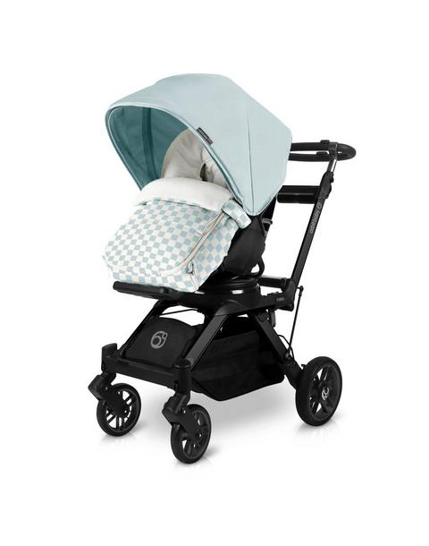 Stroller Canopy & Footmuff Bundle: Surf Spray & Checkered