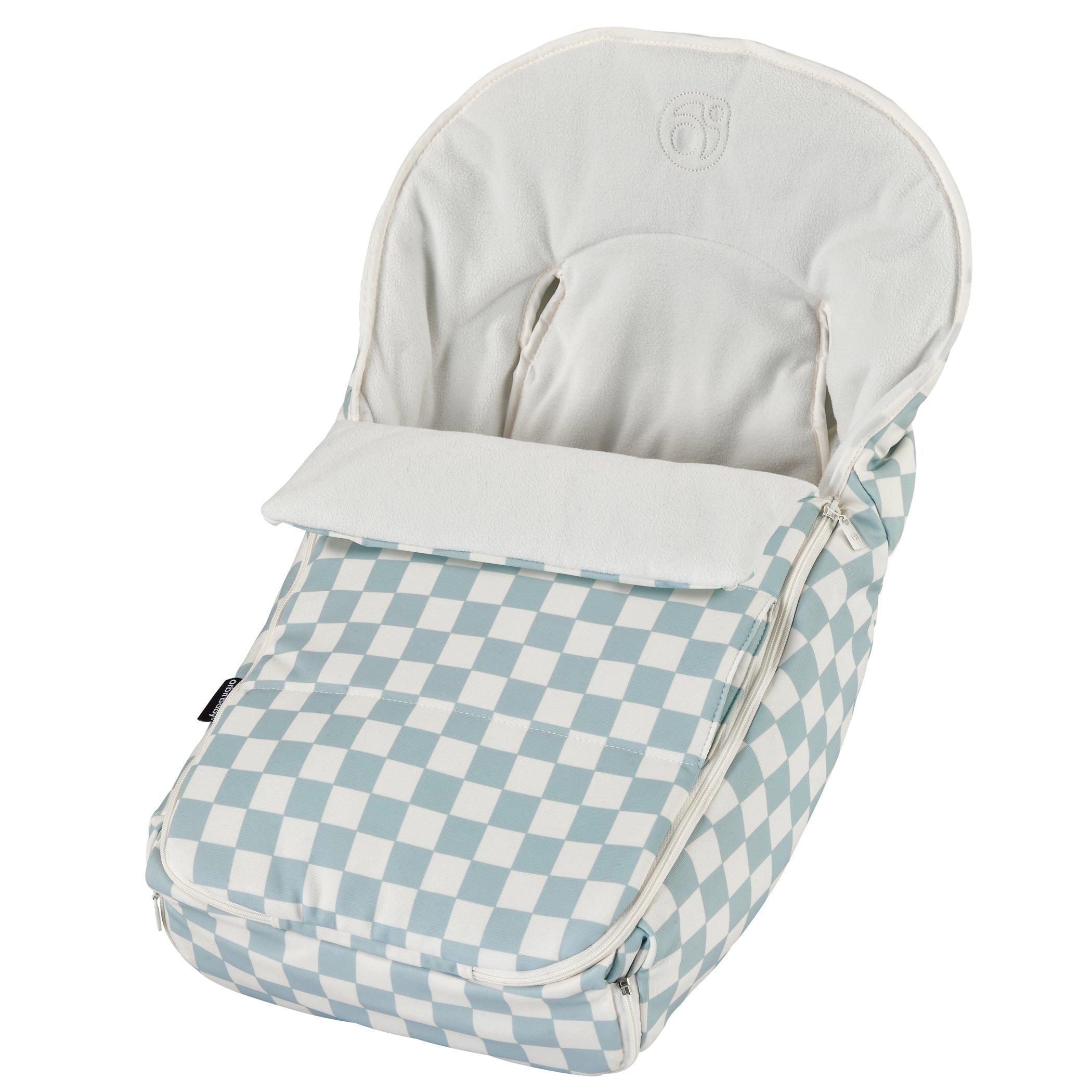 G5 Stroller Footmuff in Checkered Surf Spray