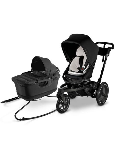 Jog & Lounge Travel System: Black | Black