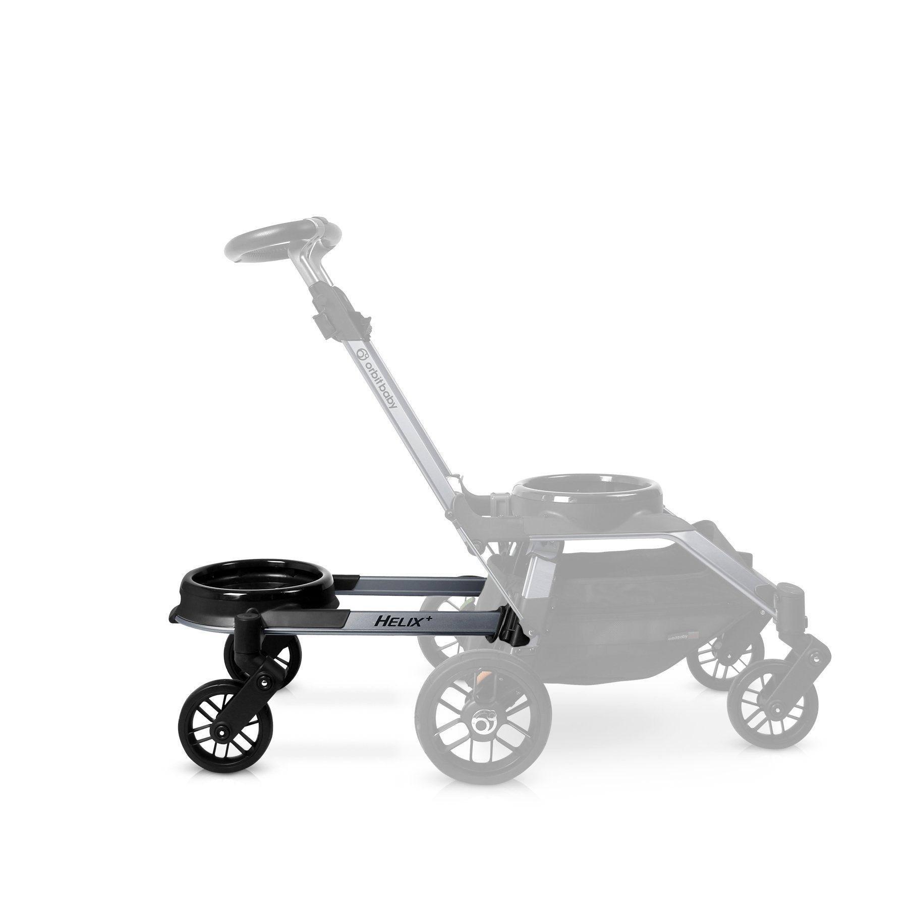 Helix+ Double Stroller Attachment: Titanium Silver image number 2