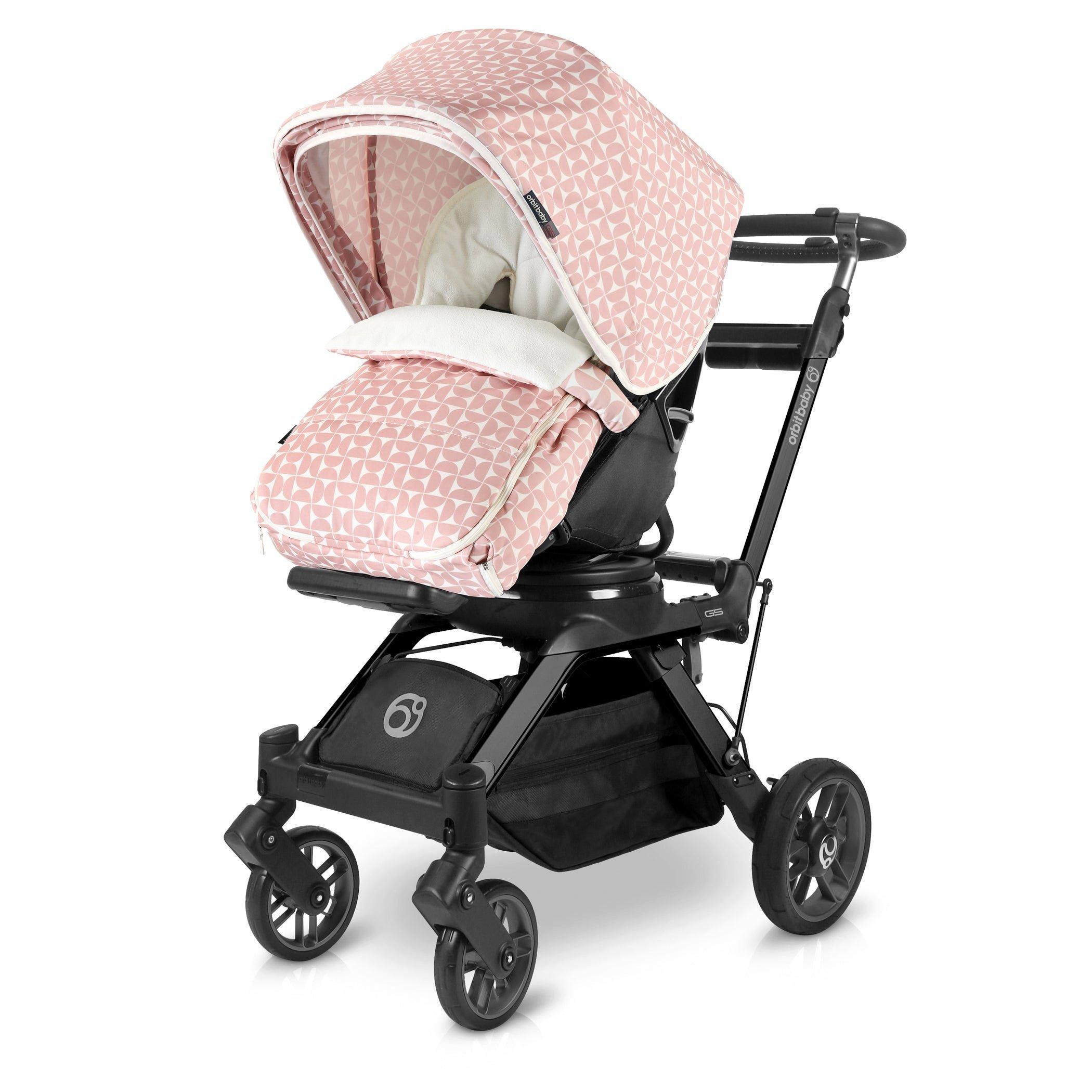 Stroller Canopy & Footmuff Bundle: Mosaic Blush