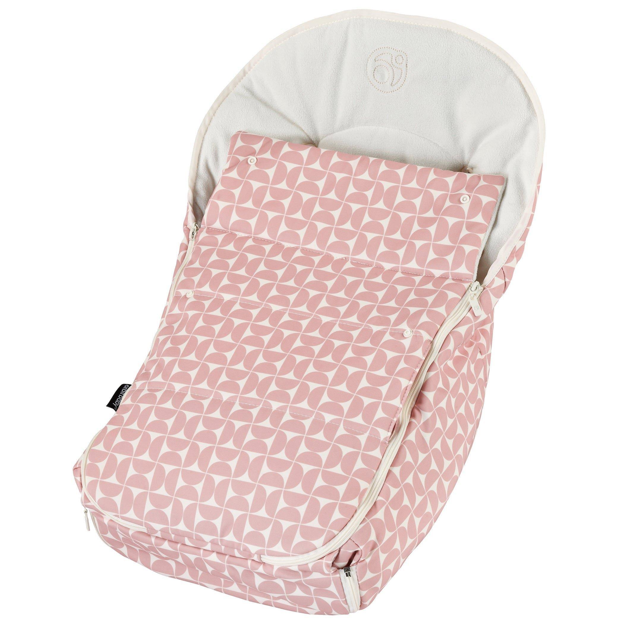 Stroller Canopy & Footmuff Bundle: Mosaic Blush image number 2