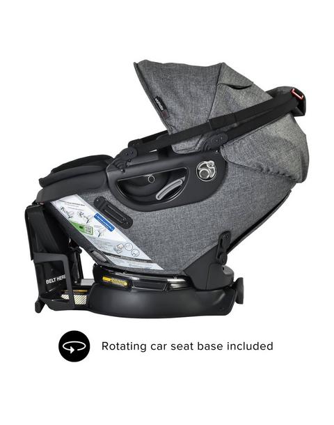 Jog, Lounge & Ride Travel System: Black | Mélange Grey