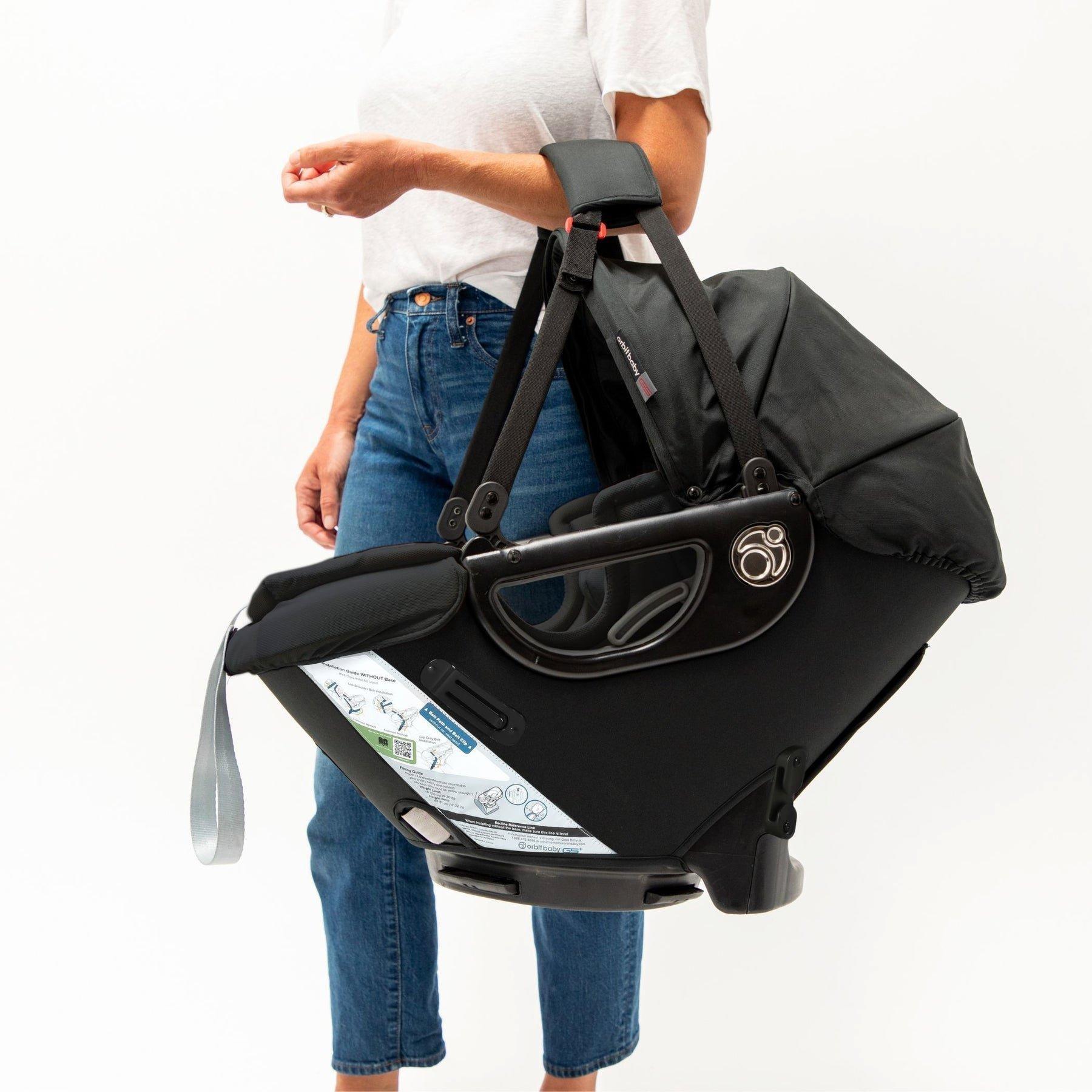 Stroll & Ride Travel System: Titanium | Black Merino image number 4