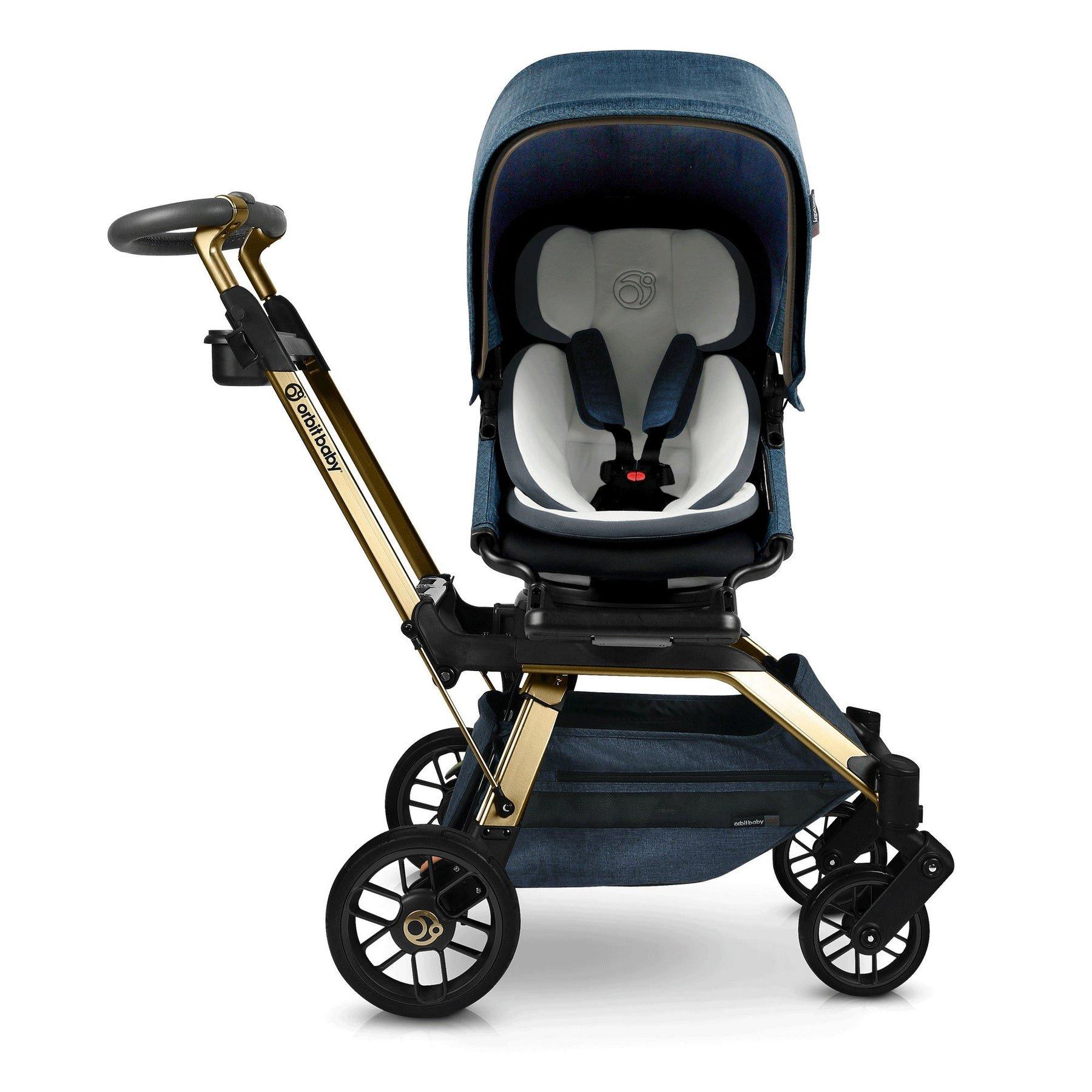 G5 Stroller: Gold | Mélange Navy image number 1