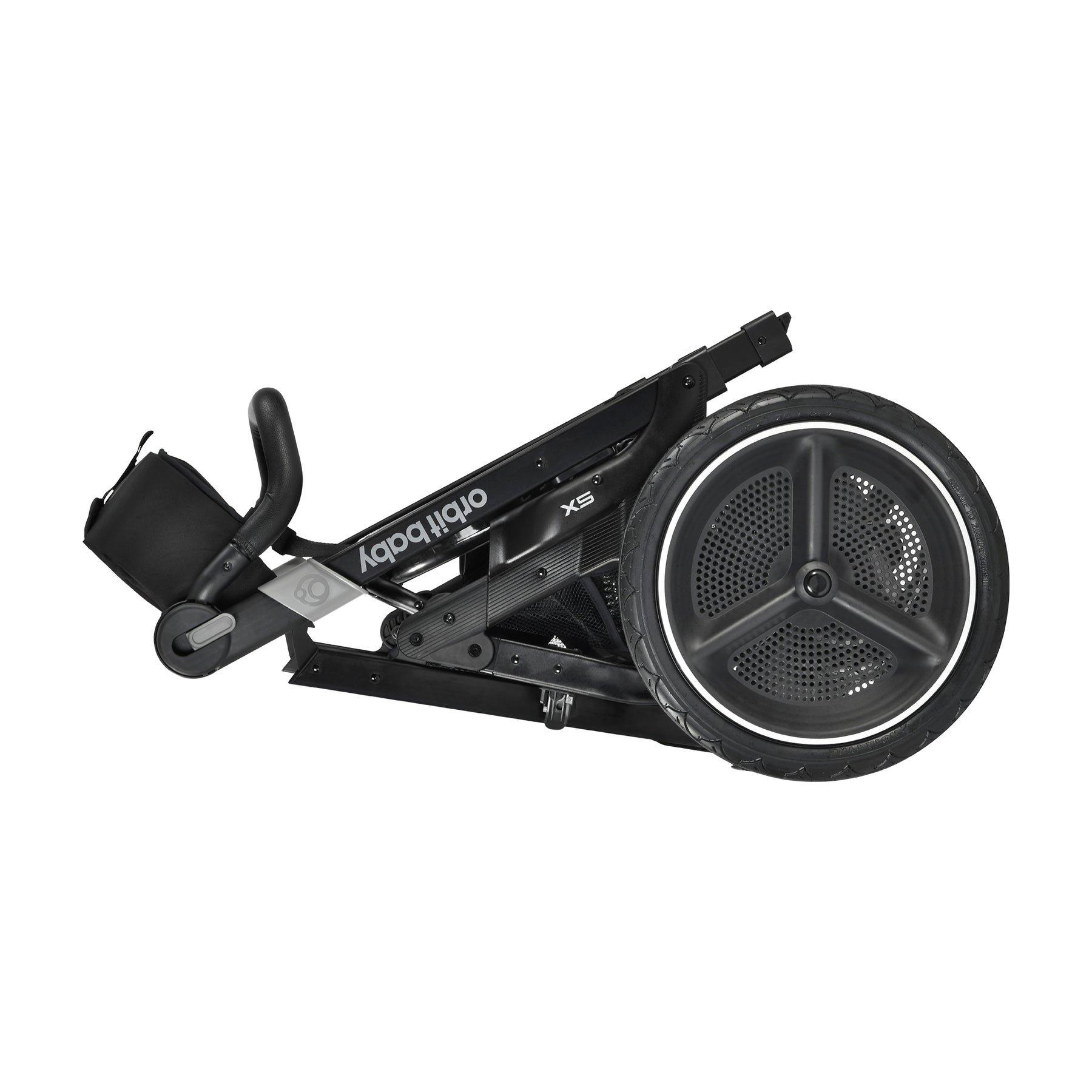 X5 Jogging Stroller: Black | Mélange Grey image number 2