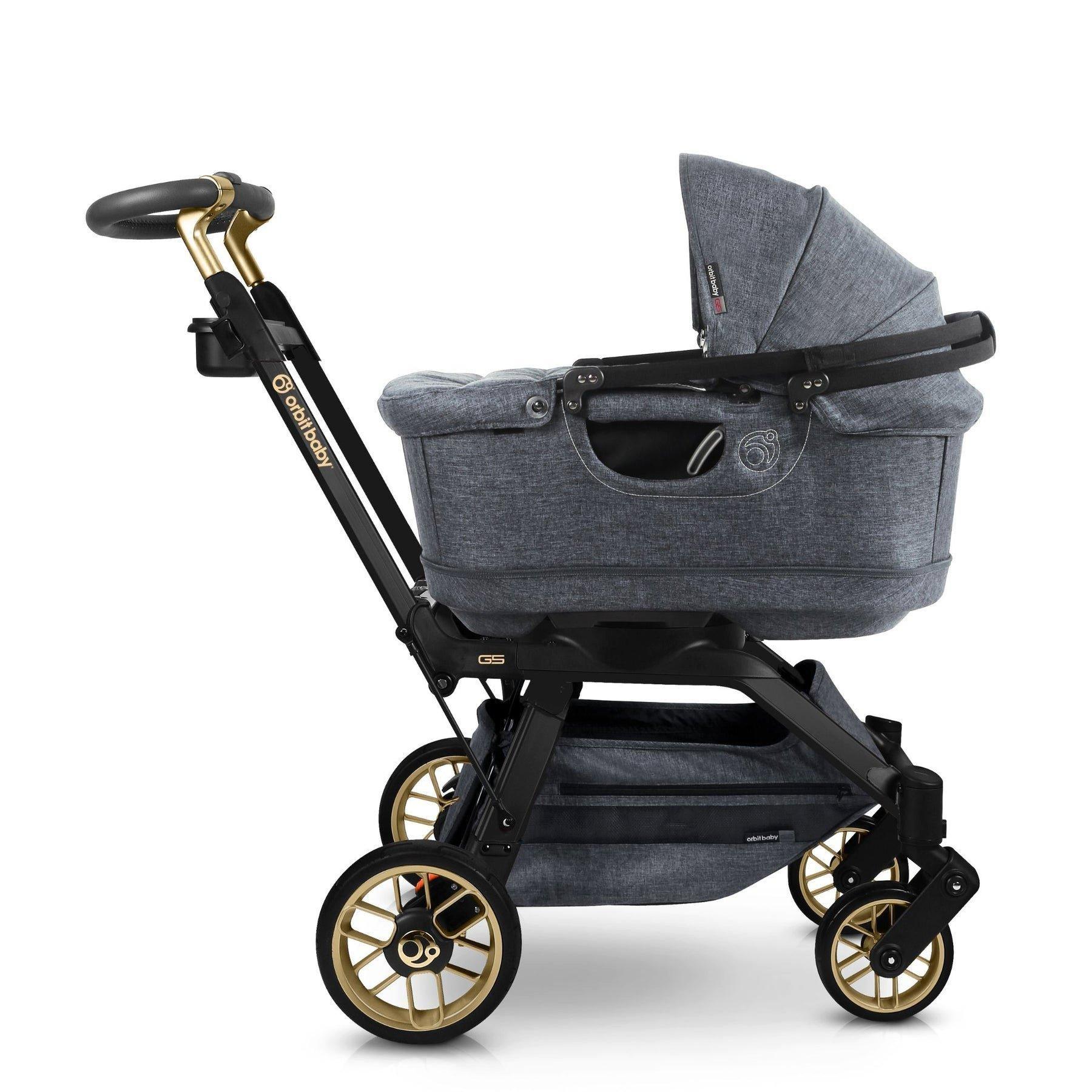 Stroll & Lounge Travel System: Black Luxe | Mélange Grey image number 2