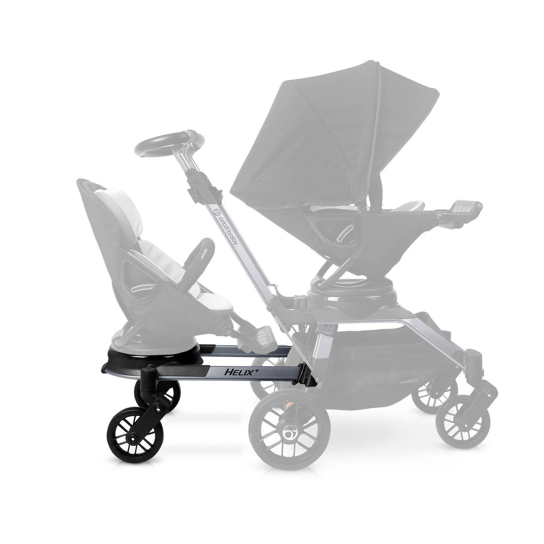 Helix+ Double Stroller Attachment: Black Luxe image number 4