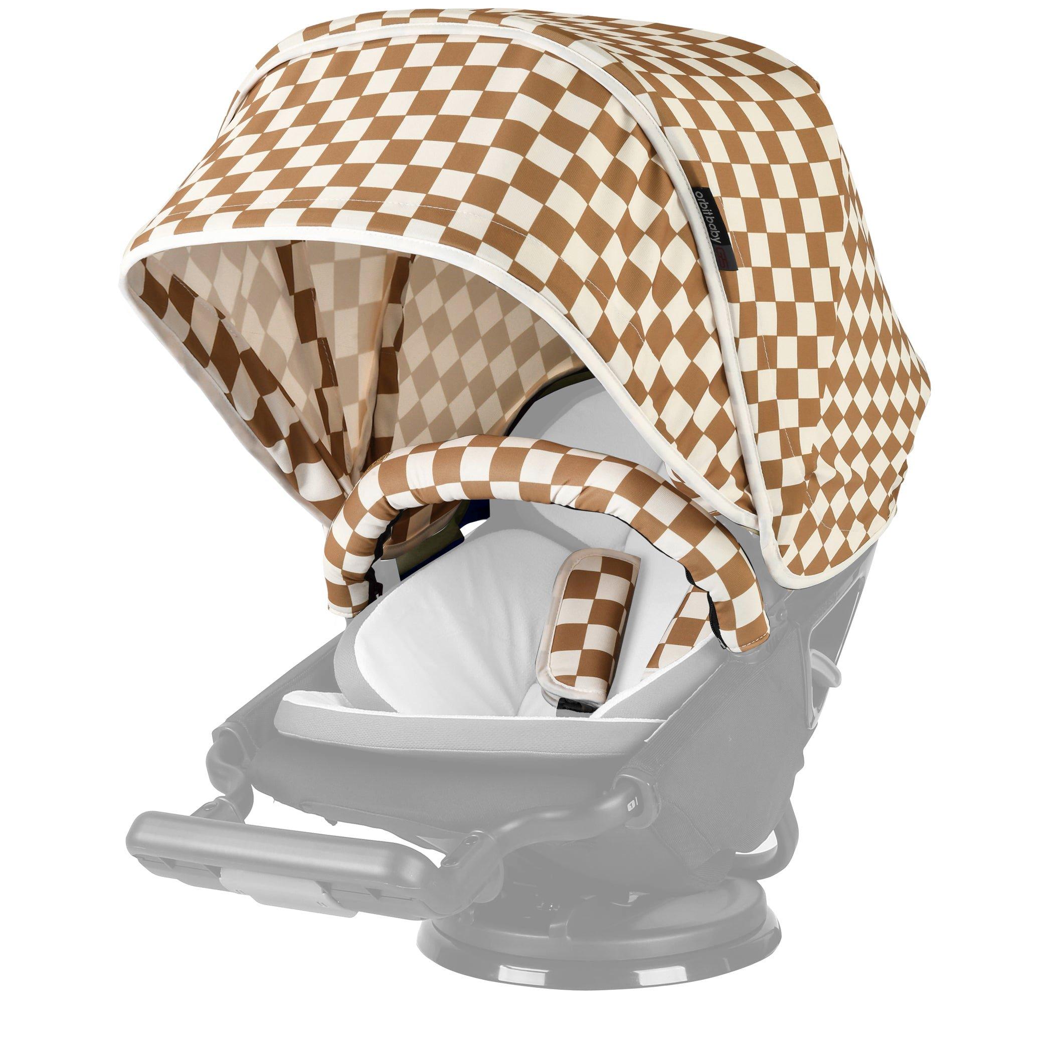 Stroller Canopy & Footmuff Bundle: Chestnut Checkered image number 3