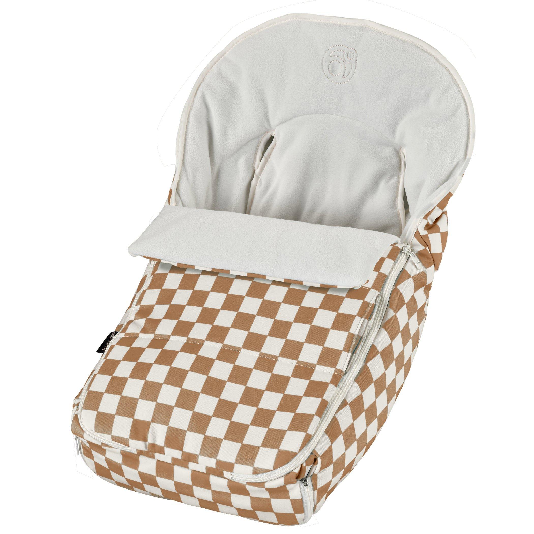 Stroller Canopy & Footmuff Bundle: Chestnut Checkered image number 1