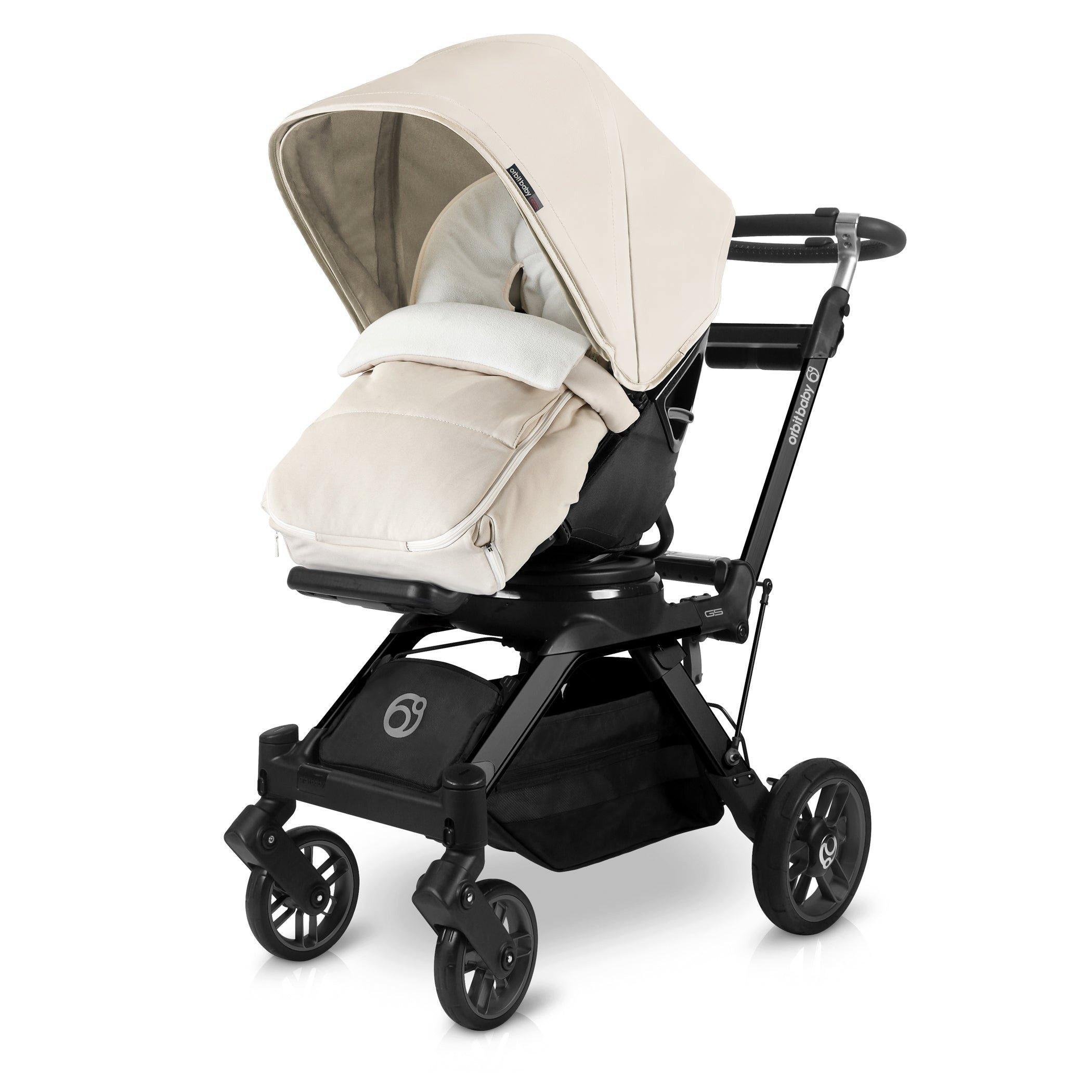 Stroller Canopy & Footmuff Bundle: Mushroom