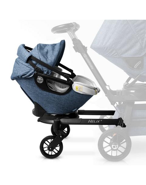 Helix+ & G5+ Infant Car Seat: Black | Mélange Navy
