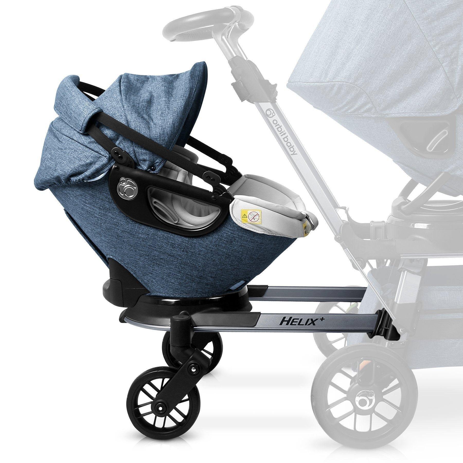 Helix+ & G5+ Infant Car Seat: Titanium | Mélange Navy