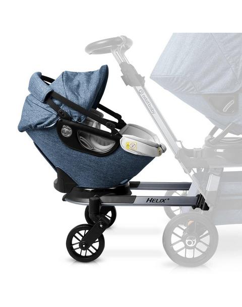 Helix+ & G5+ Infant Car Seat: Titanium | Mélange Navy