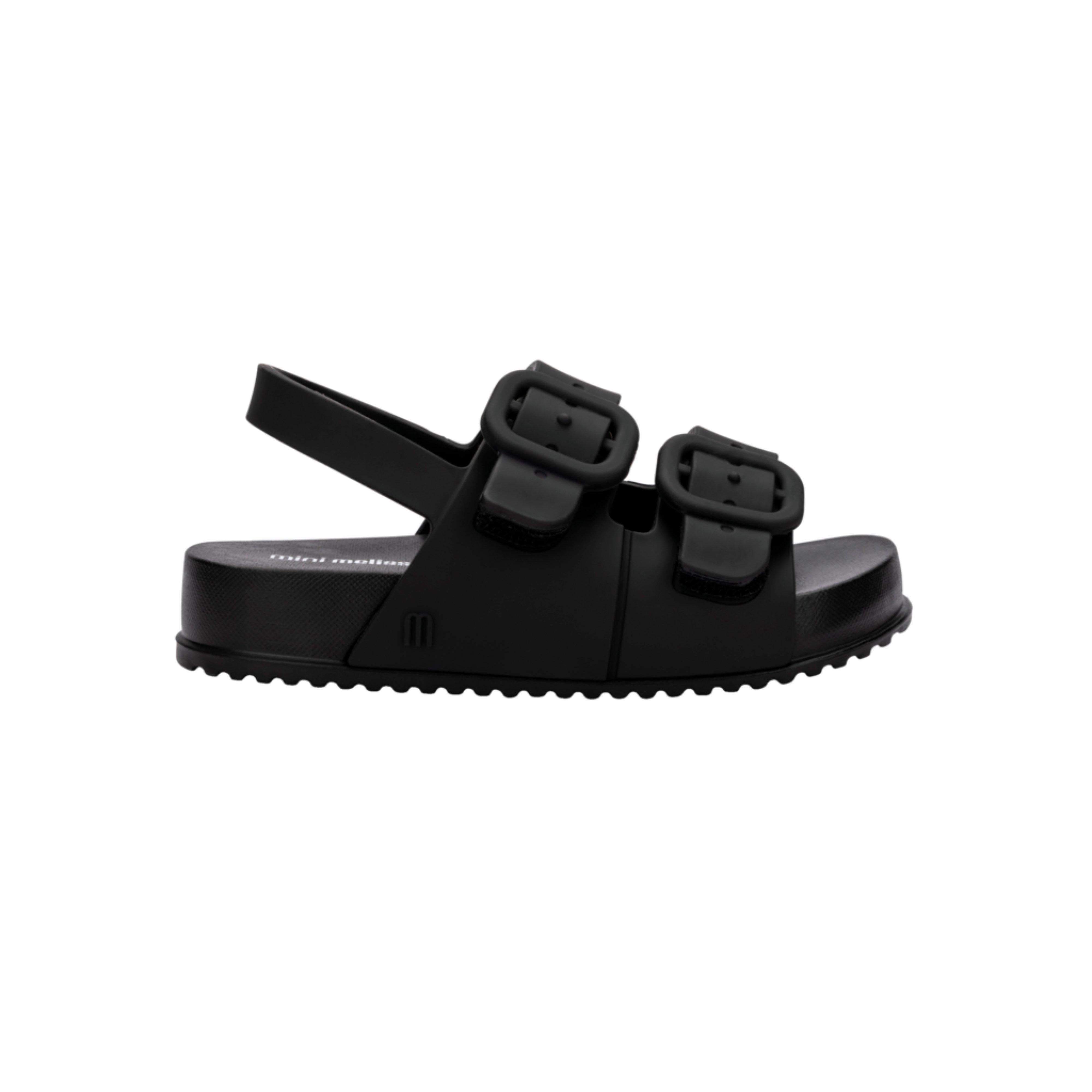 Toddler Cozy Sandal in Matte Black