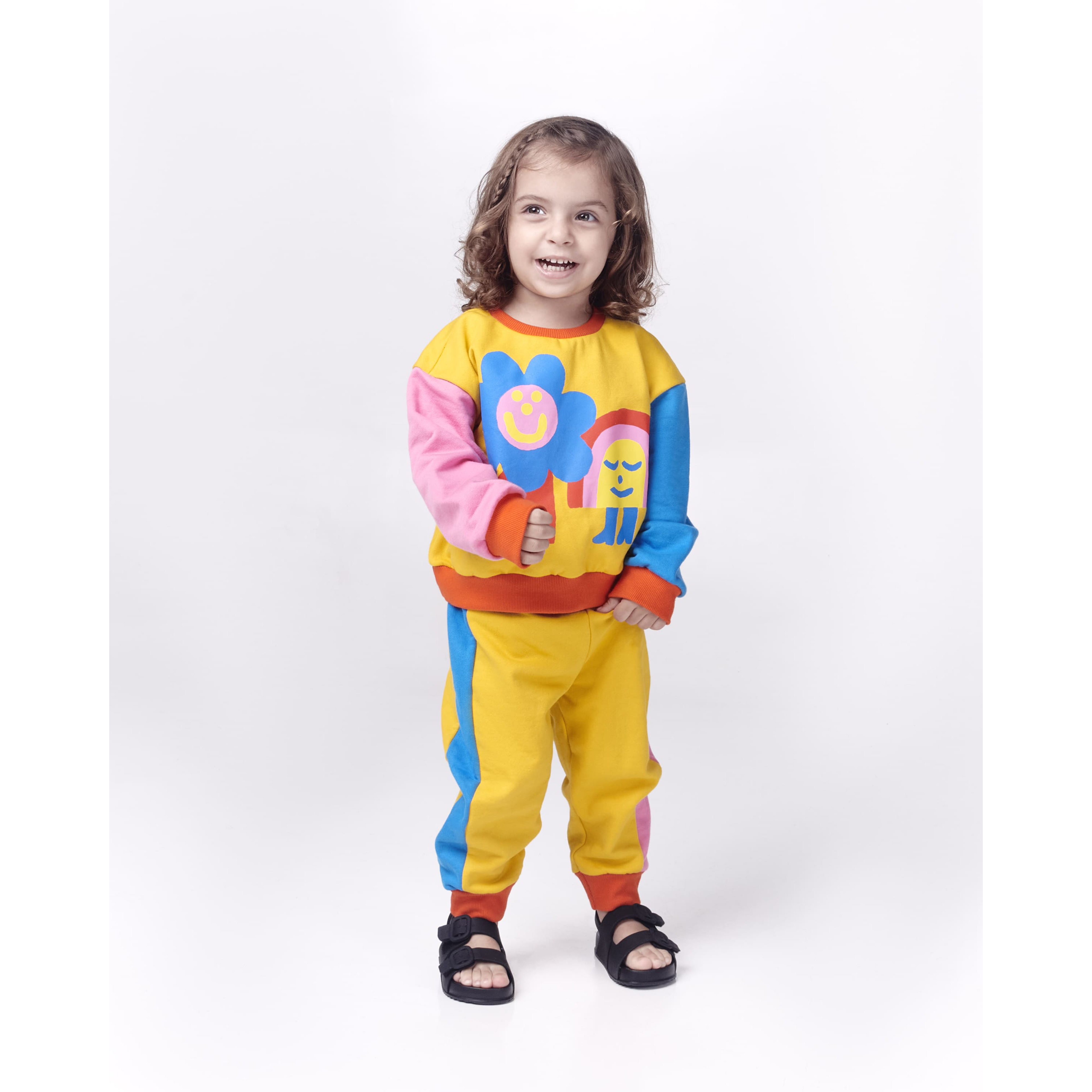Toddler Cozy Sandal in Matte Black image number 4
