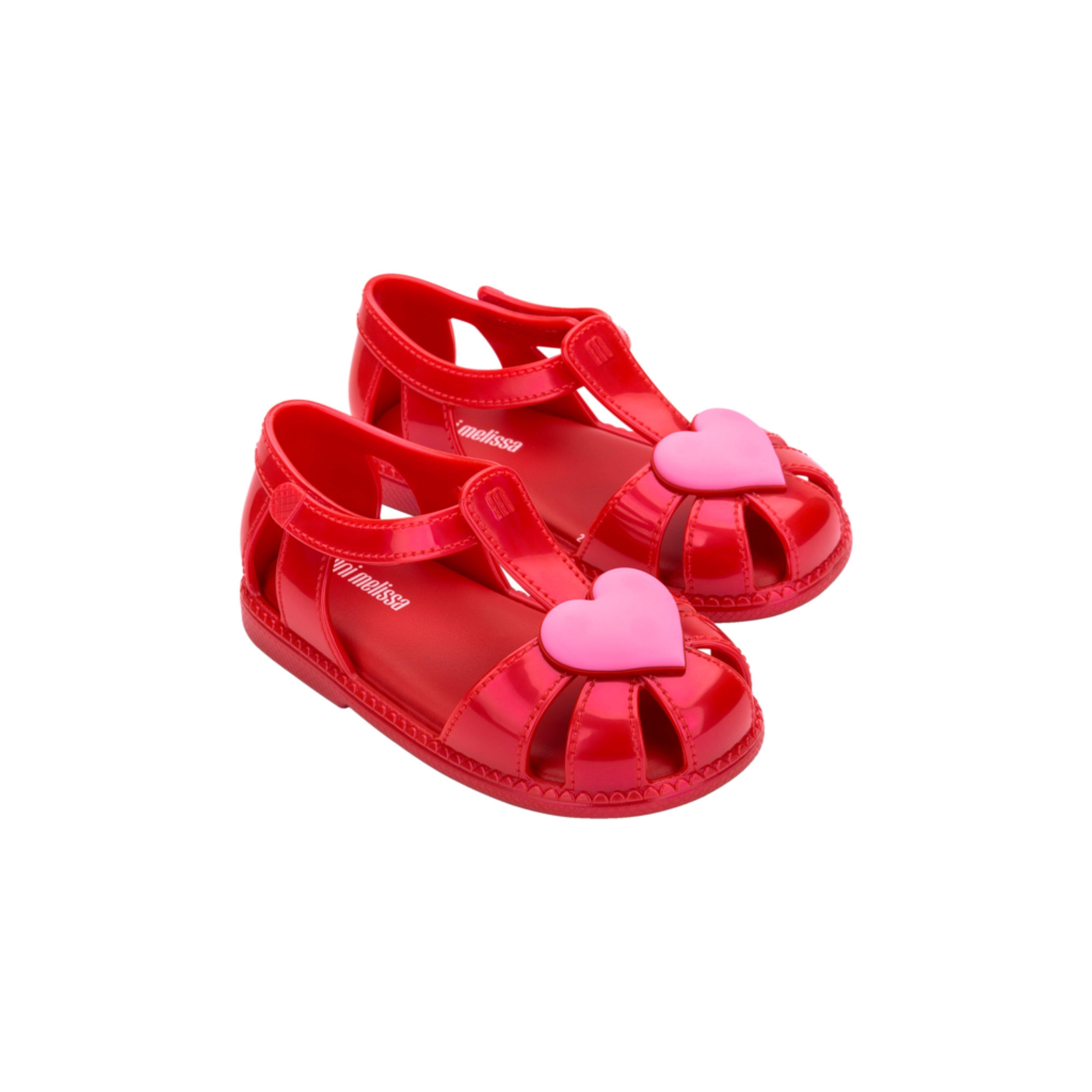 Toddler Hip Heart Ballerina Flat in Red image number 3