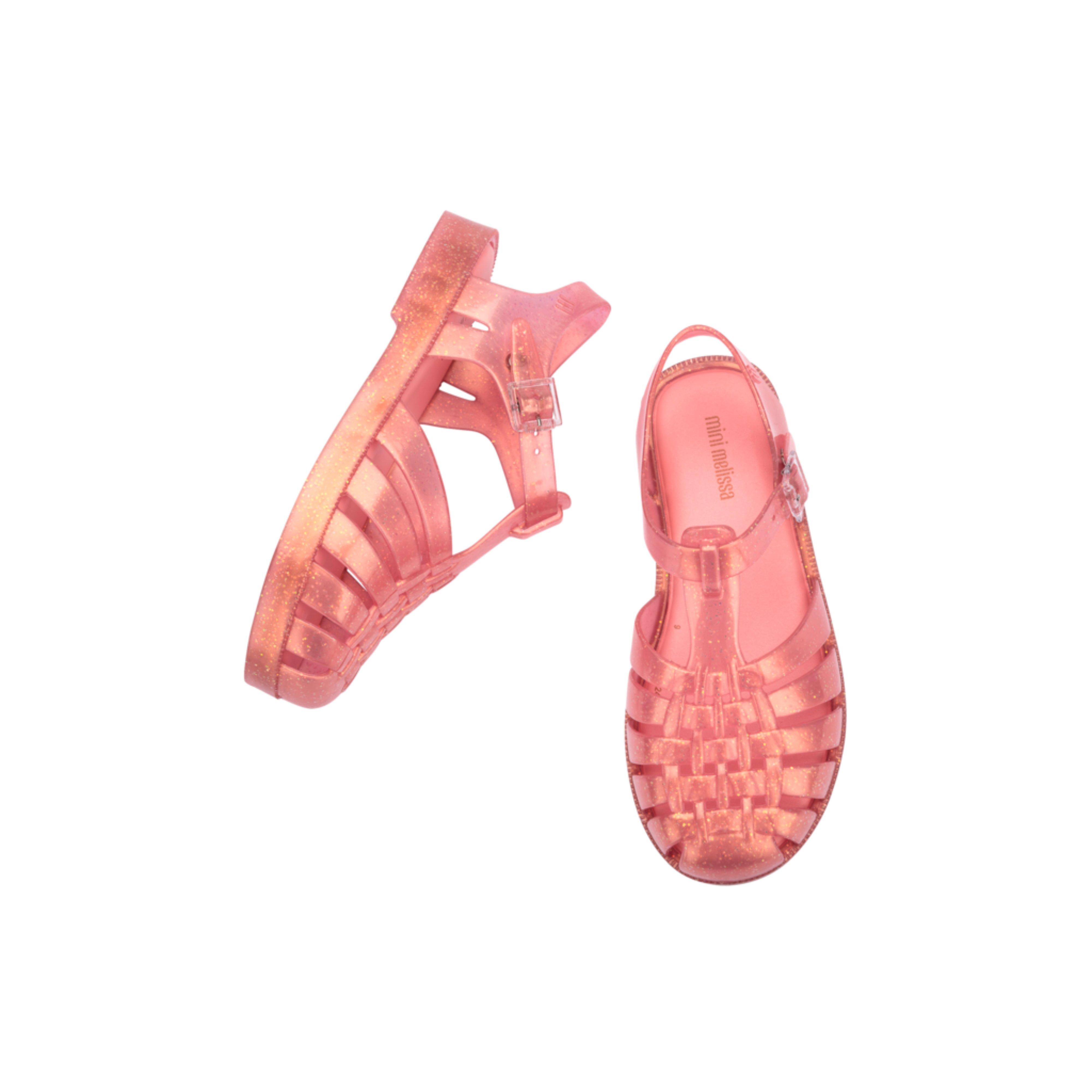 Possession Shiny Fisherman Jelly Sandal in Pearly Pink image number 2