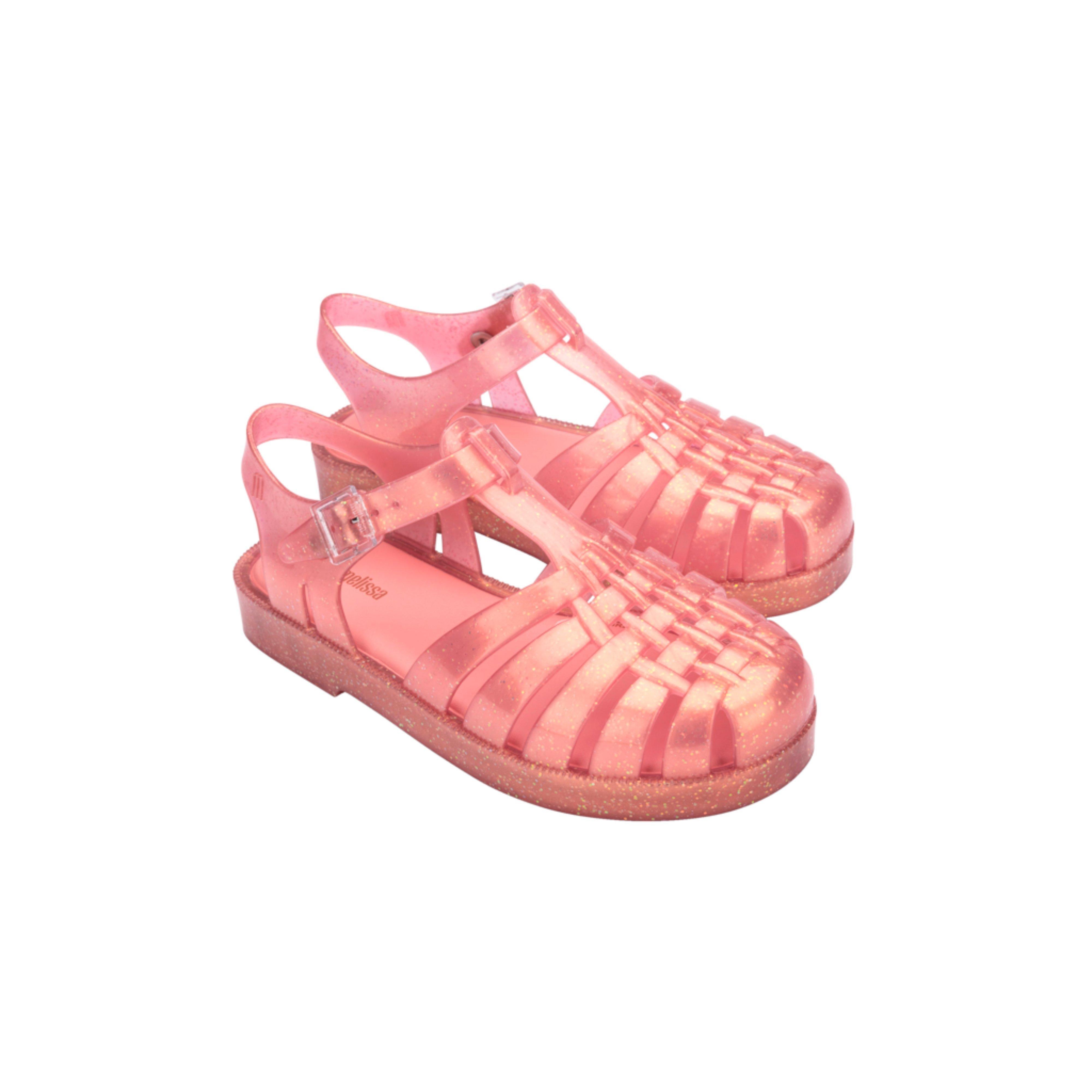 Possession Shiny Fisherman Jelly Sandal in Pearly Pink image number 3