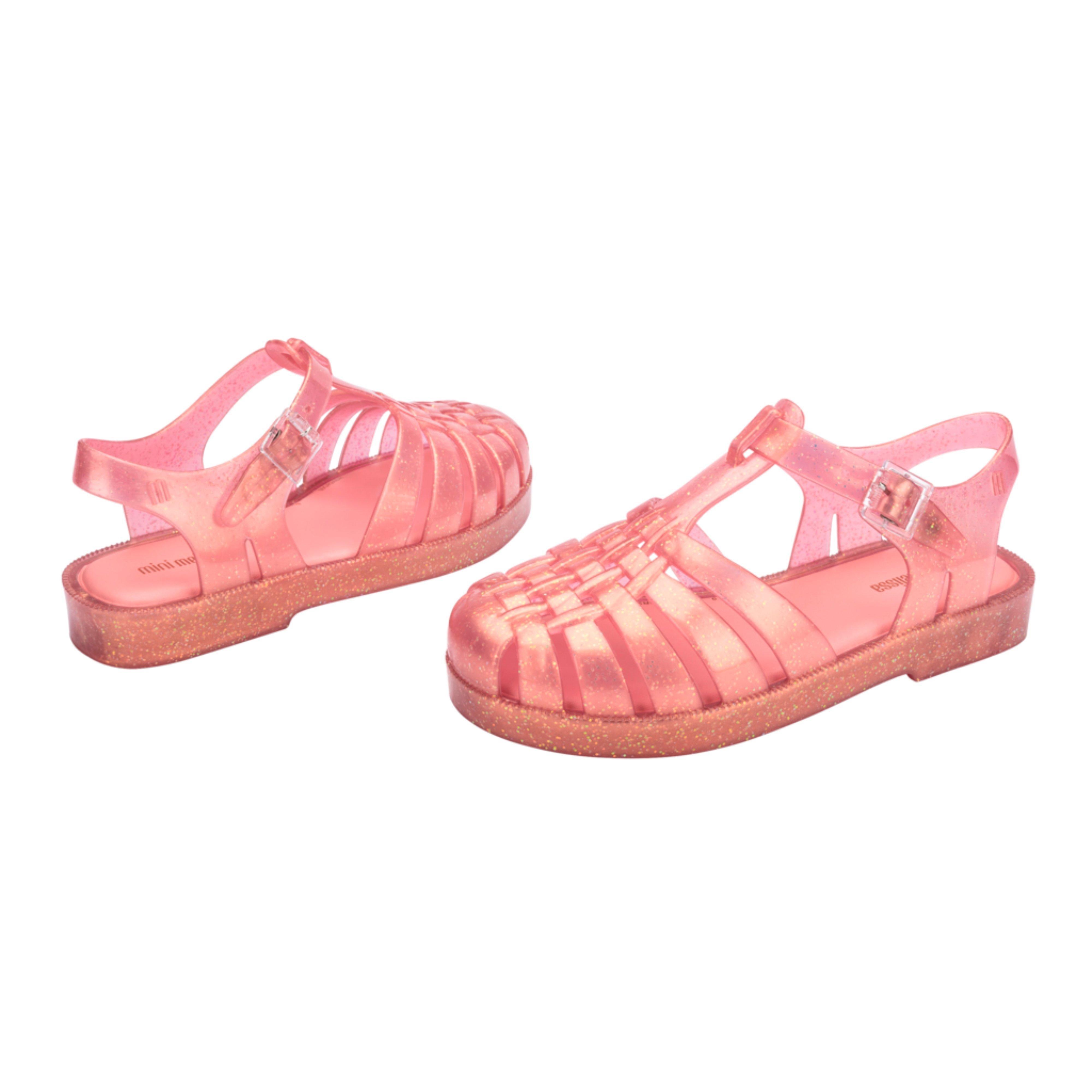 Possession Shiny Fisherman Jelly Sandal in Pearly Pink image number 1