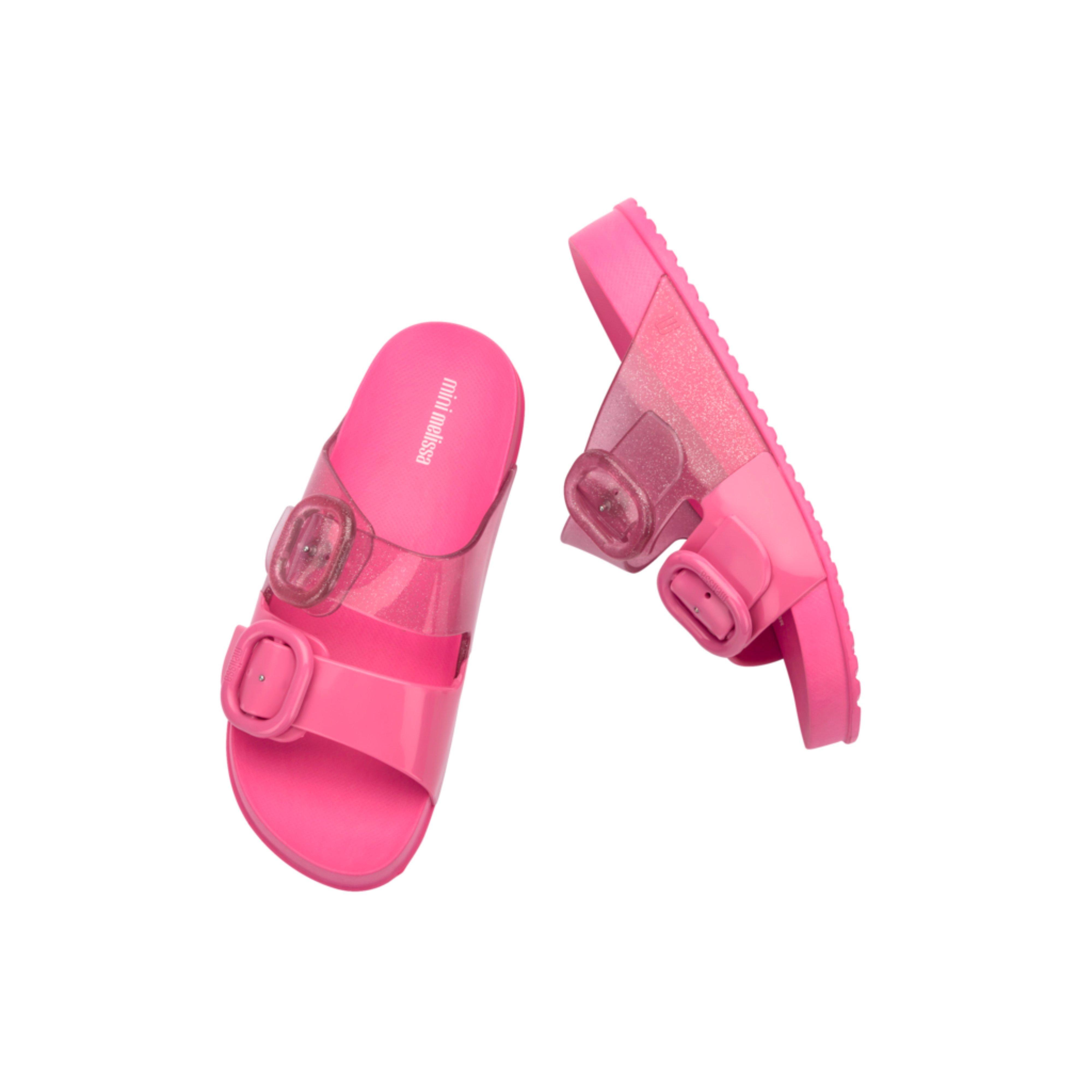 Cozy Slide in Pink Glitter image number 2