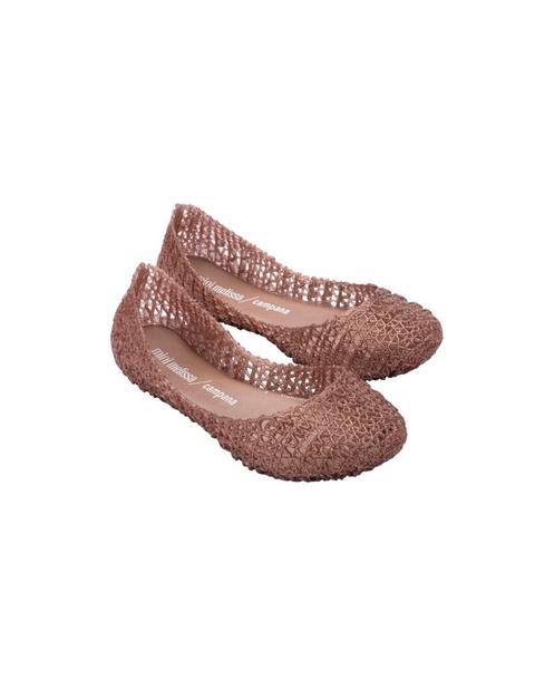 Campana Papel Ballet Flat in Rose Glitter