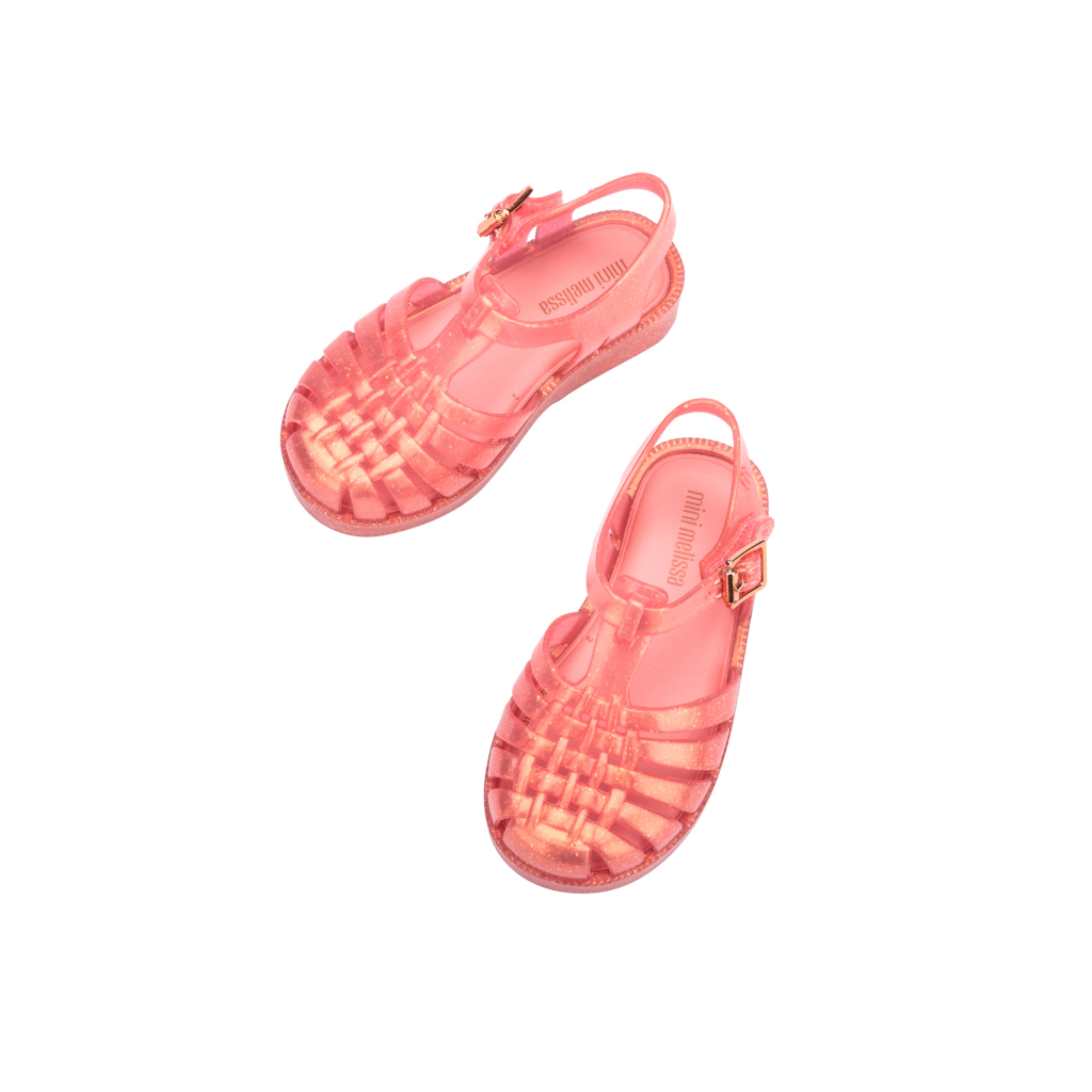 Possession Shiny Fisherman Jelly Sandal in Pearly Pink image number 2