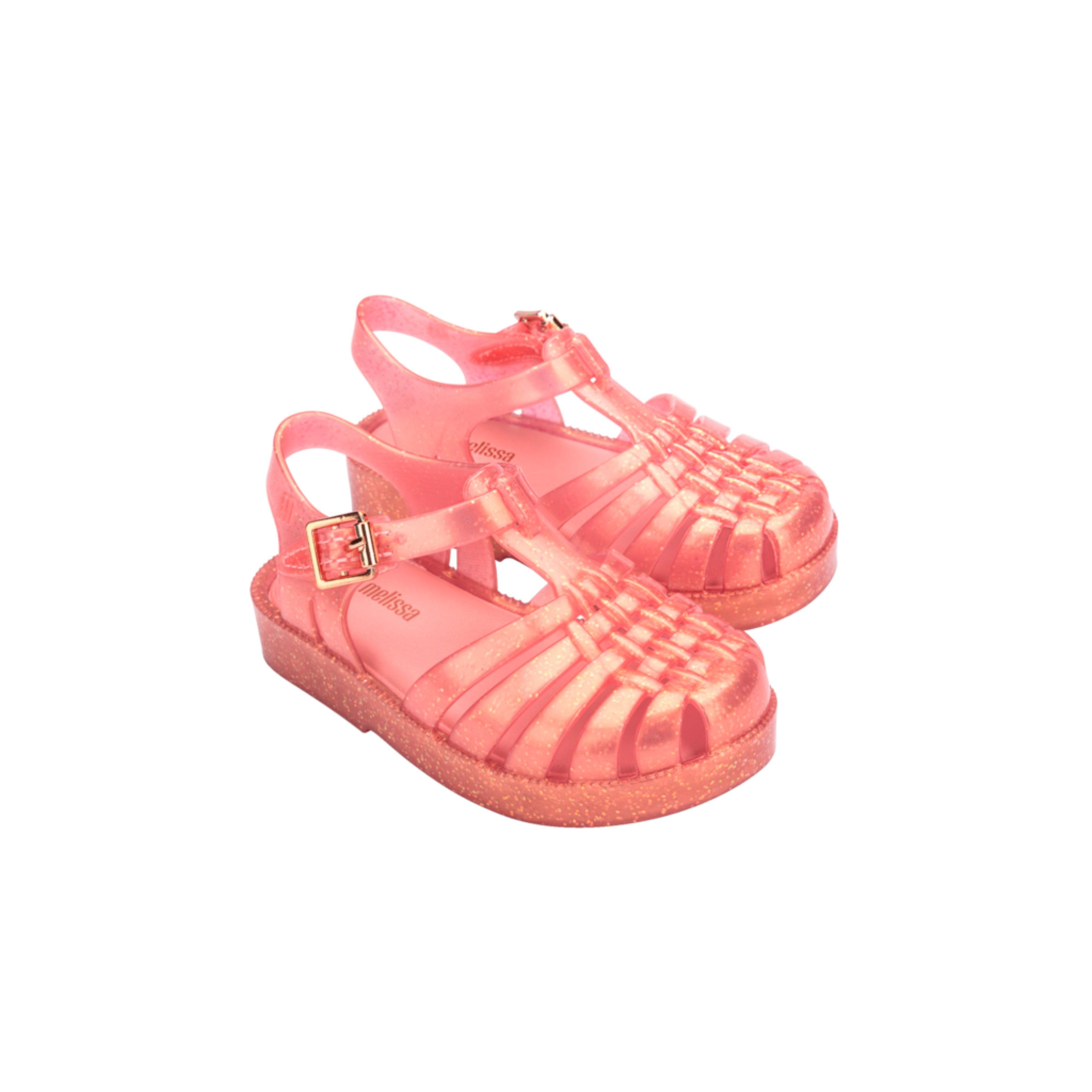 Possession Shiny Fisherman Jelly Sandal in Pearly Pink image number 3
