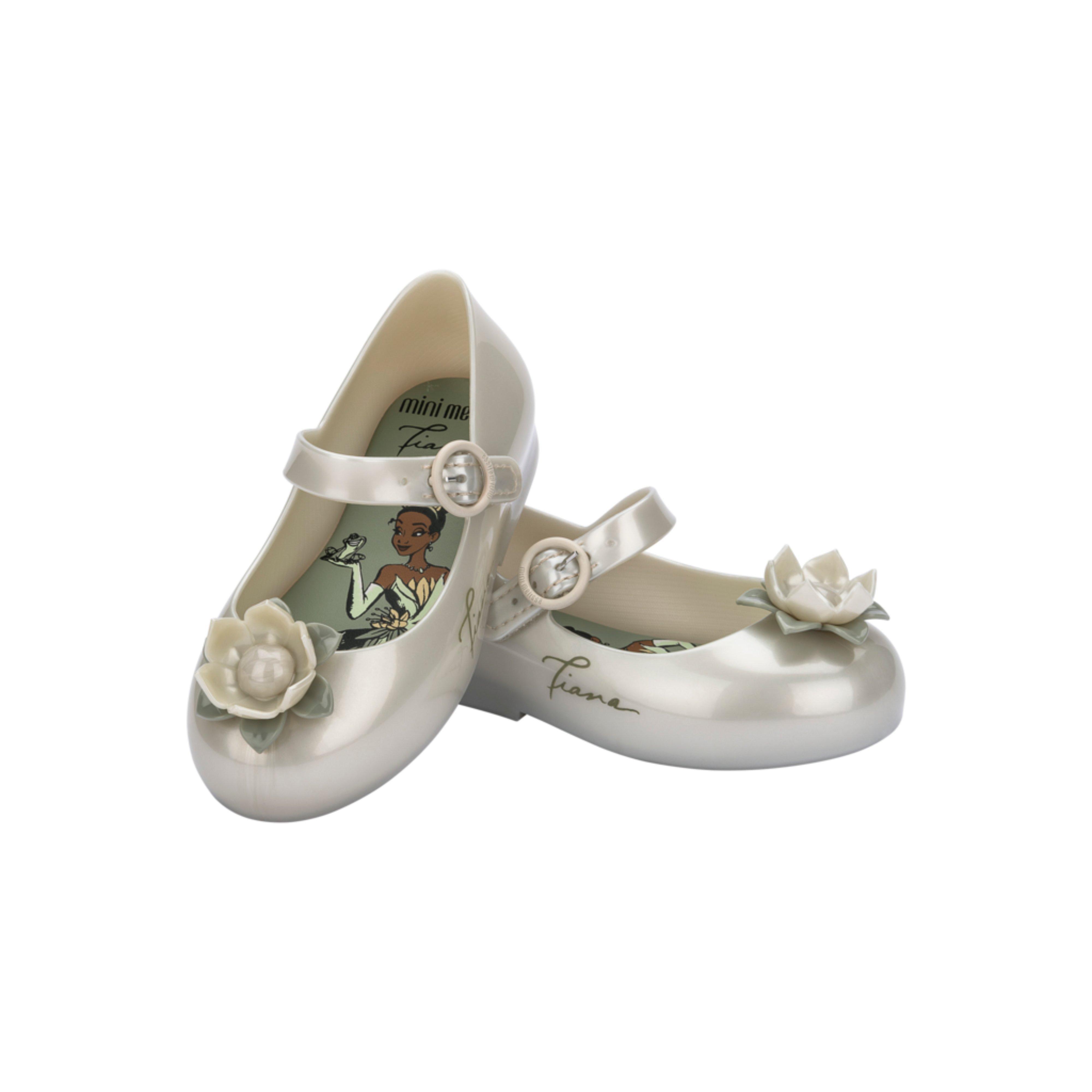 Toddler Sweet Love+Princess Mary Jane Ballet Flat in Metallic White image number 1