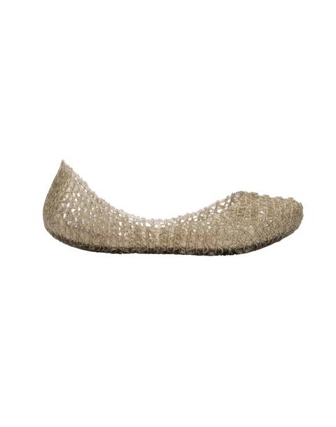 Campana Papel Ballet Flat in Gold Glitter