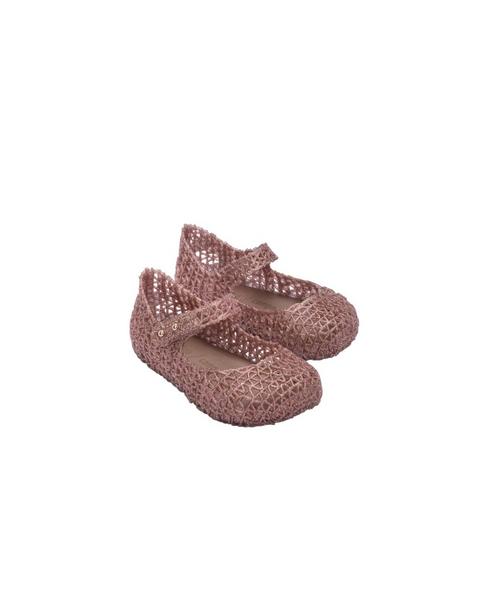 Toddler Campana Papel Mary Jane Ballet Flat in Rose Glitter
