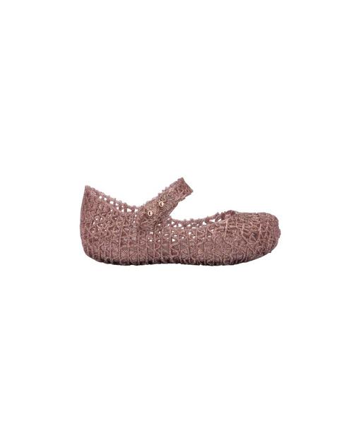 Toddler Campana Papel Mary Jane Ballet Flat in Rose Glitter