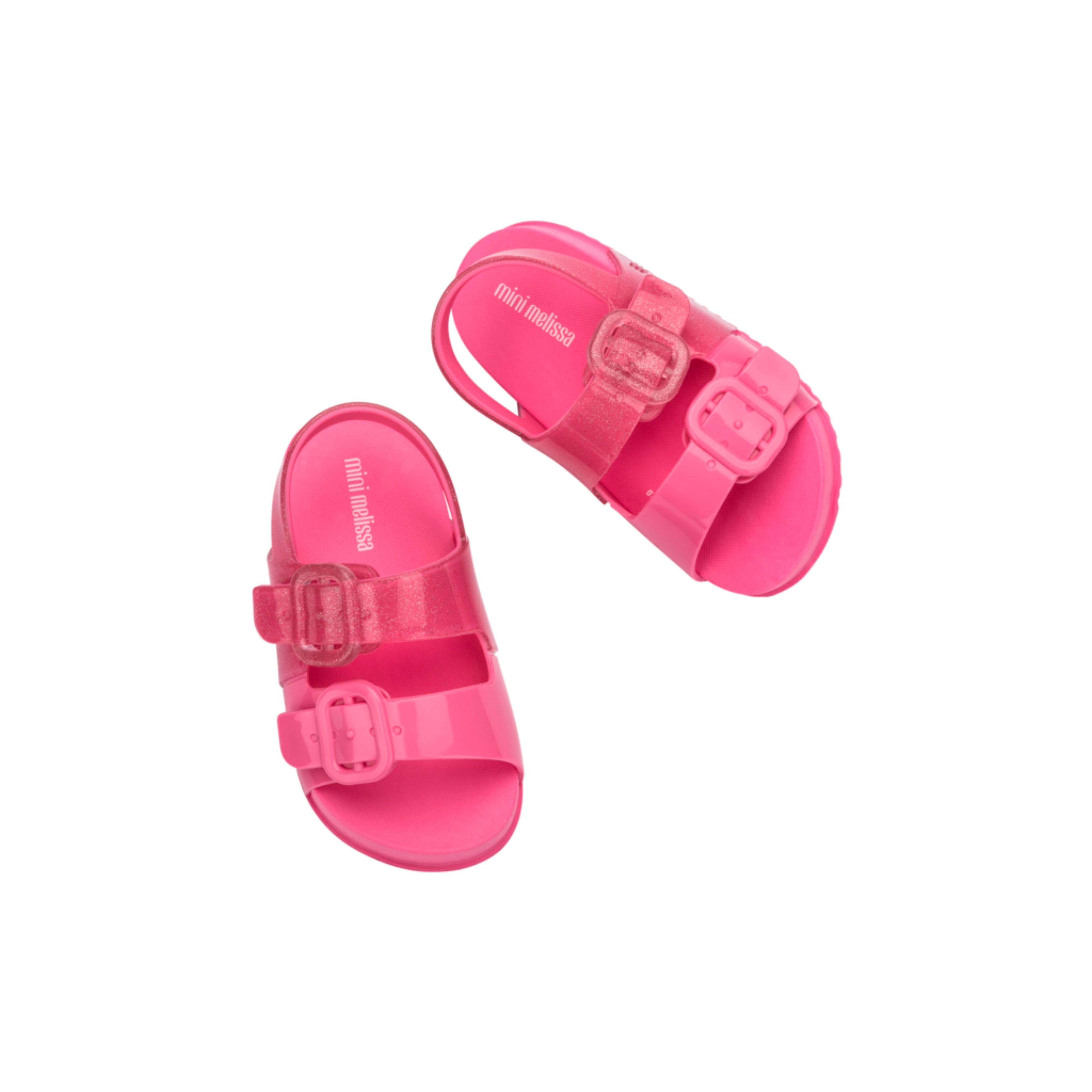 Toddler Cozy Sandal in Pink Glitter image number 2