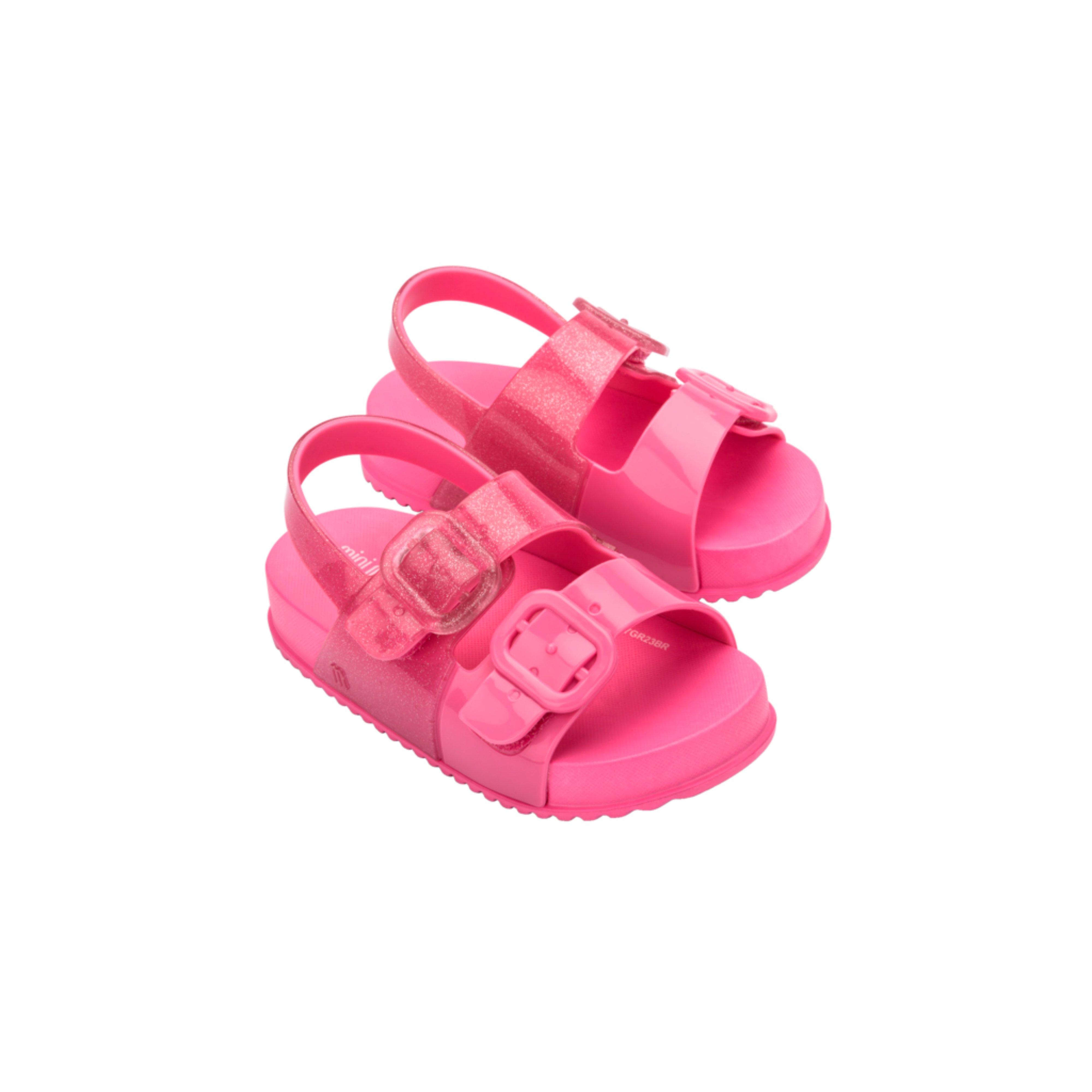 Toddler Cozy Sandal in Pink Glitter image number 3