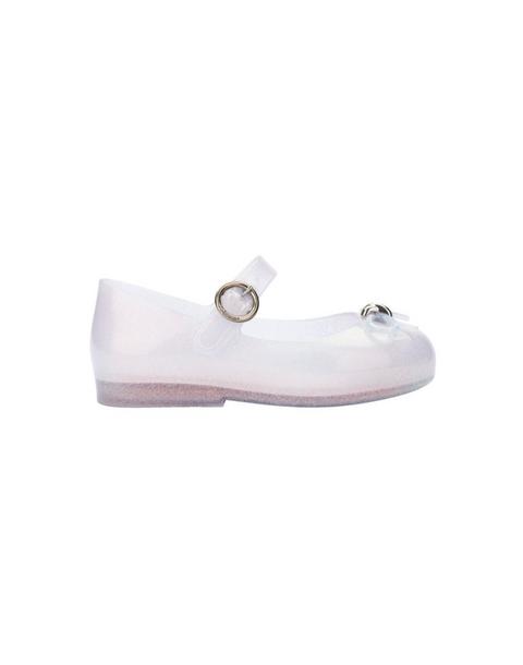 Toddler Sweet Love Mary Jane Ballet Flat in Holographic White