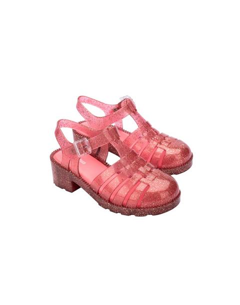 Possession Fisherman Jelly Heel in Glitter Pink