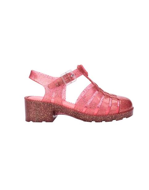 Possession Fisherman Jelly Heel in Glitter Pink