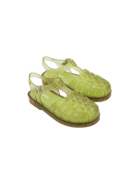 Possession Jelly Fisherman Sandal in Transparent Green