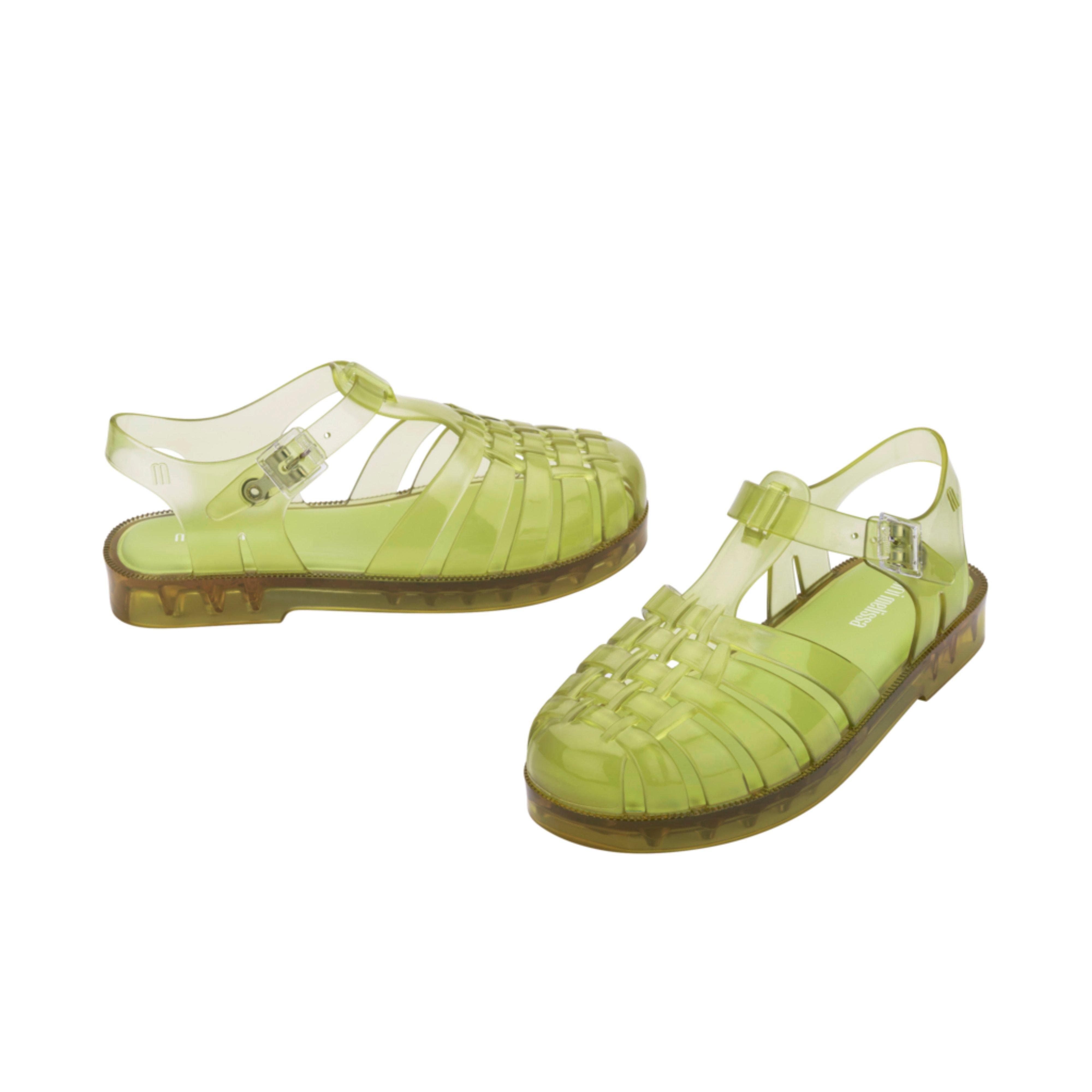 Possession Jelly Fisherman Sandal in Transparent Green image number 2